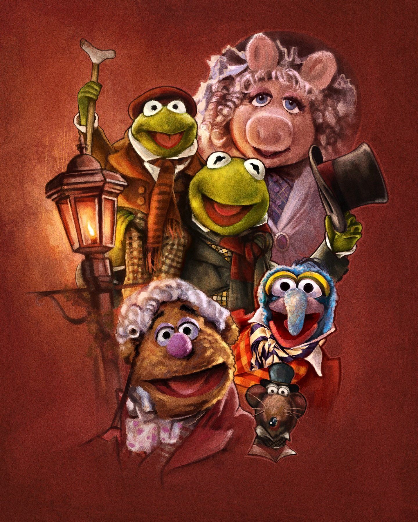 1440x1800 Muppets Christmas. Bruno Illustration & Design