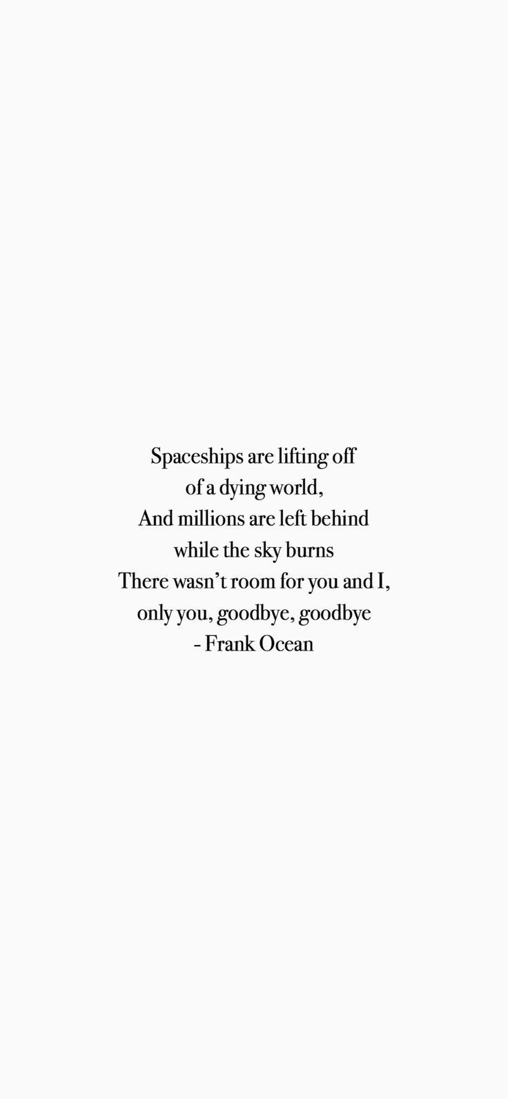 736x1593 Frank Ocean Lyric Quote for iPhone 11