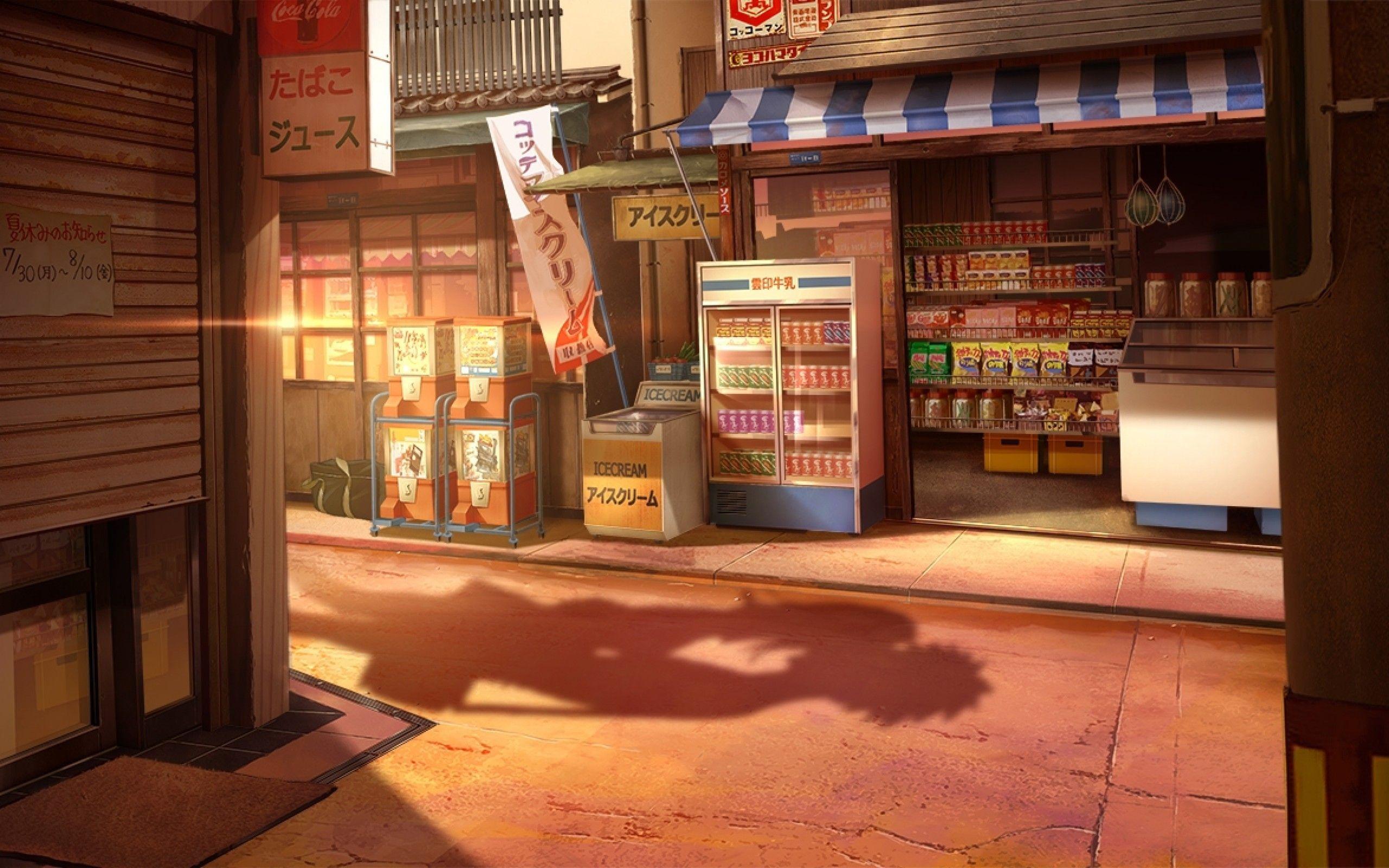 2560x1600 Download 2560x1600 Anime Landscape, Kissing Shadow, Romance