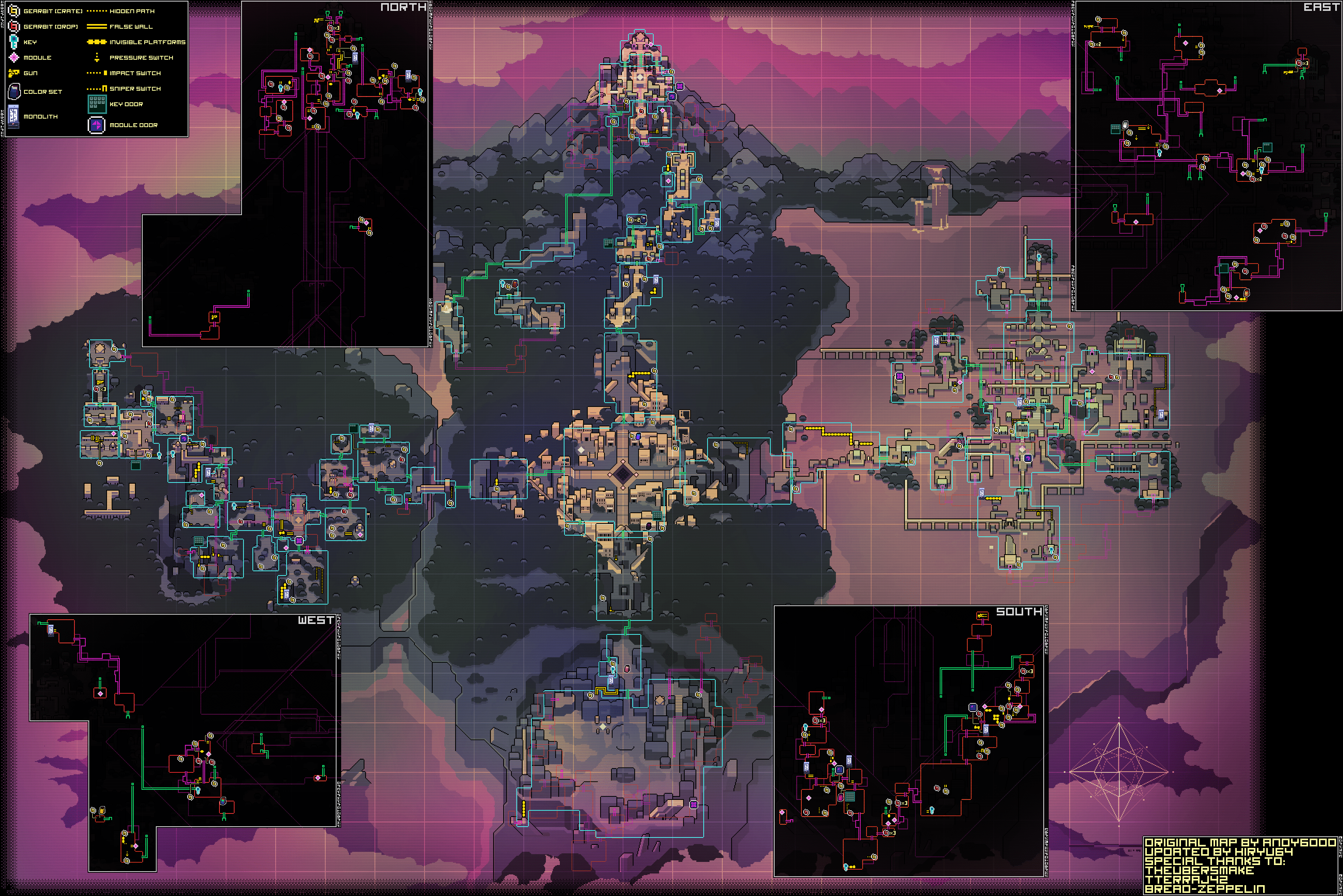 3464x2312 Hyper Light Drifter Collectibles Map 3.1 course they would
