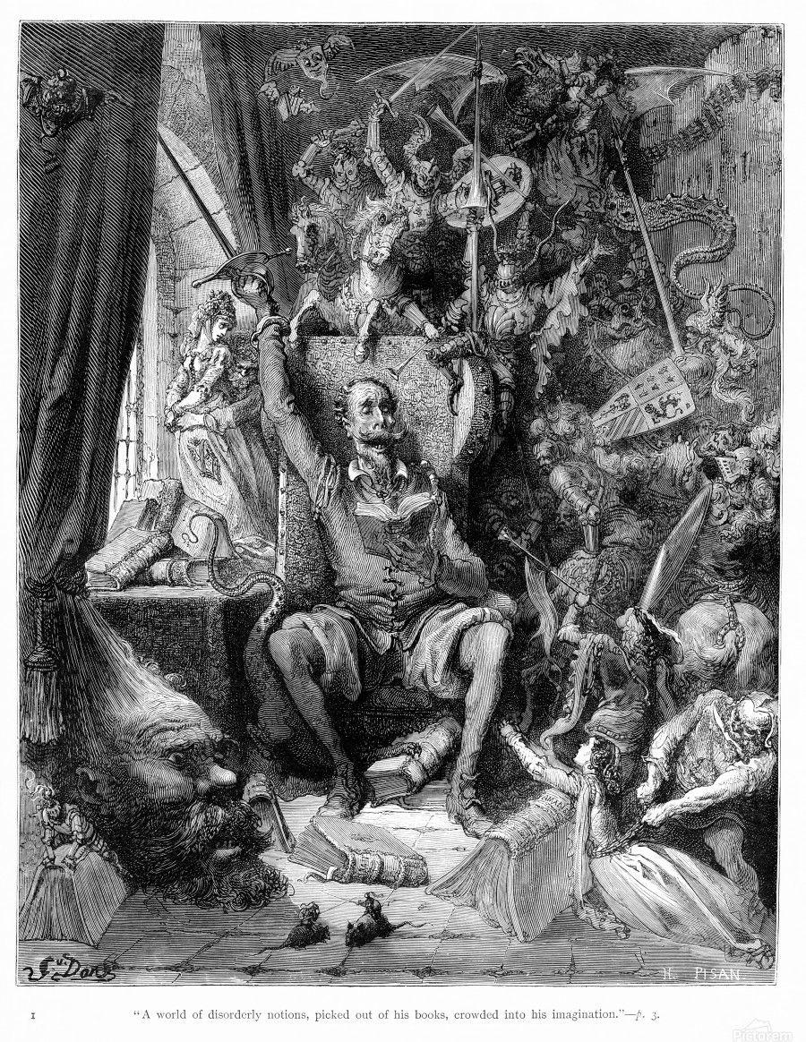 900x1164 Miguel de Cervantes Don Quixote by Gustave Doré