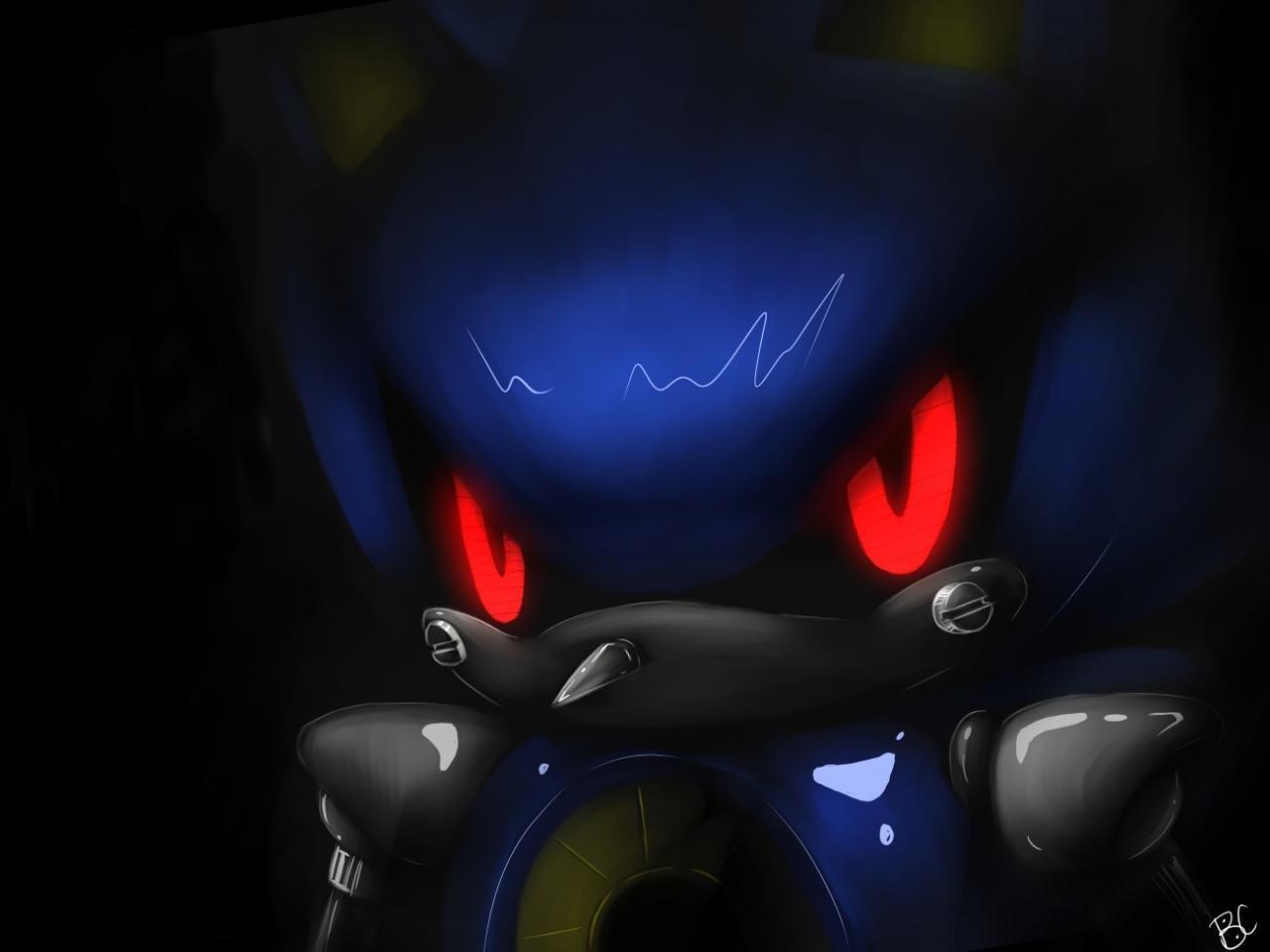 HD wallpaper Sonic Sonic the Hedgehog Metal Sonic Sega comic art  video game art  Wallpaper Flare