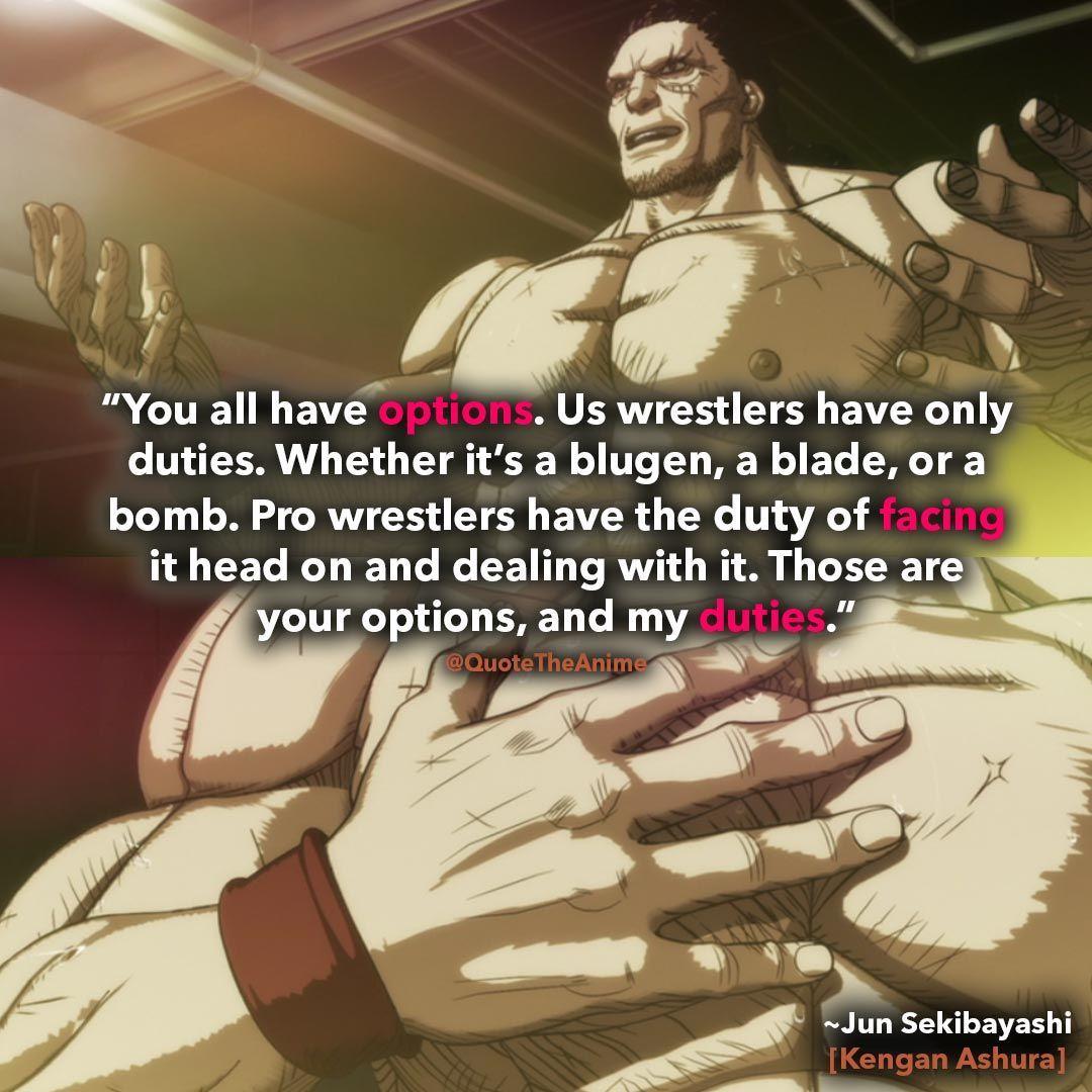 1080x1080 Powerful Kengan Ashura Quotes (HQ Image). Grey quotes, Quotes