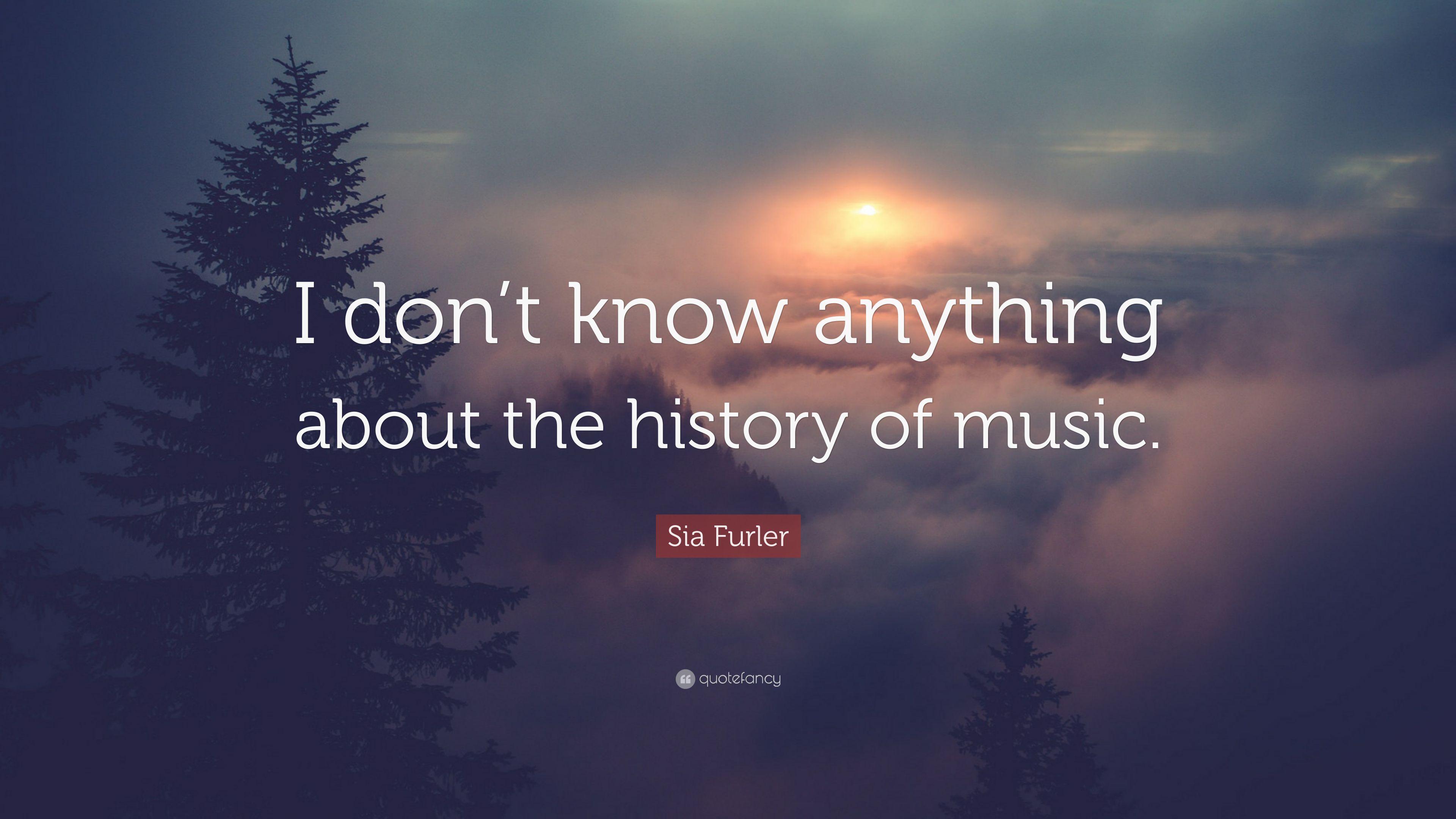 3840x2160 Sia Furler Quote: “I don't know anything about the history of music.” (7 wallpaper)