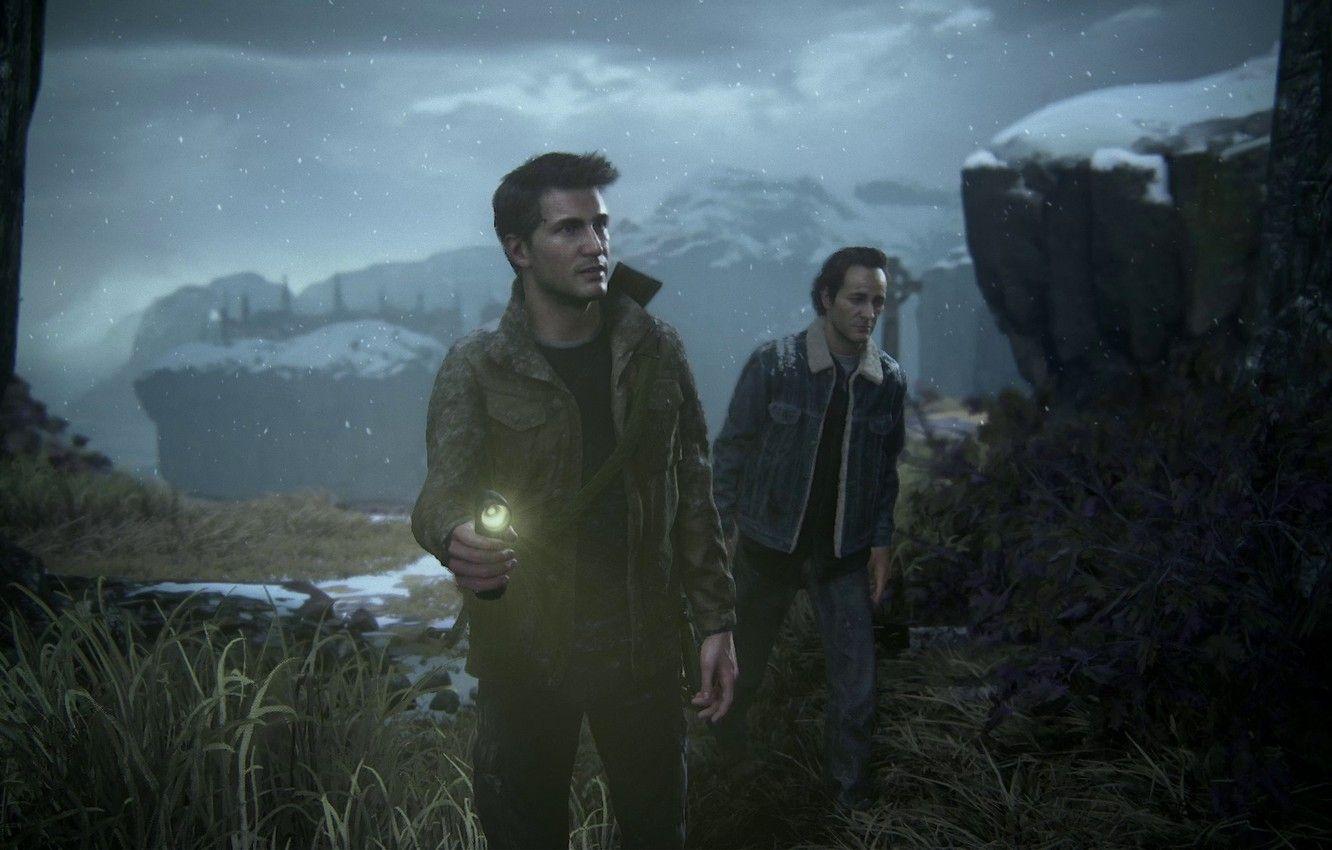 1332x850 Wallpaper Game, Naughty Dog, Nathan Drake, Uncharted 4: A Thief's End, Sam Drake image for desktop, section игры