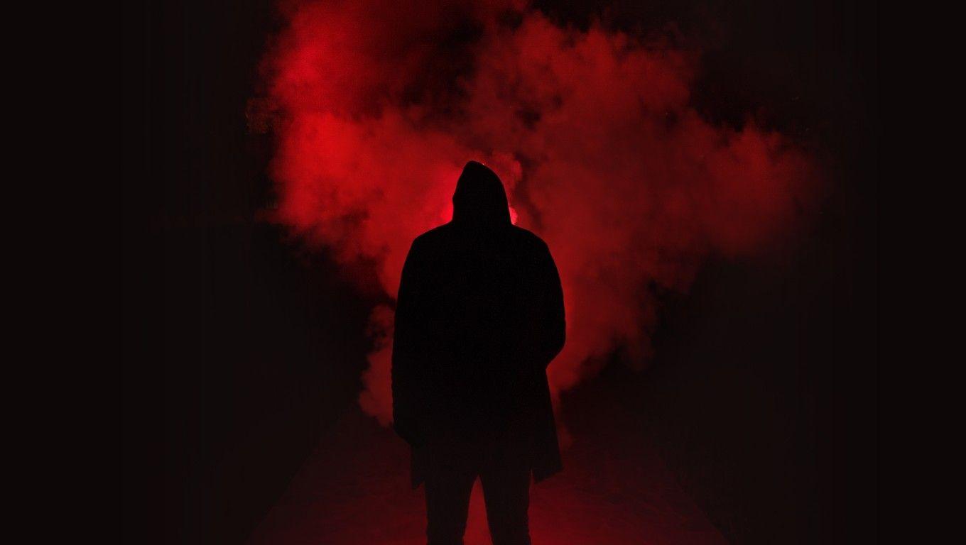 1360x768 Red Smoke Background Person 5k Laptop HD HD 4k Wallpaper