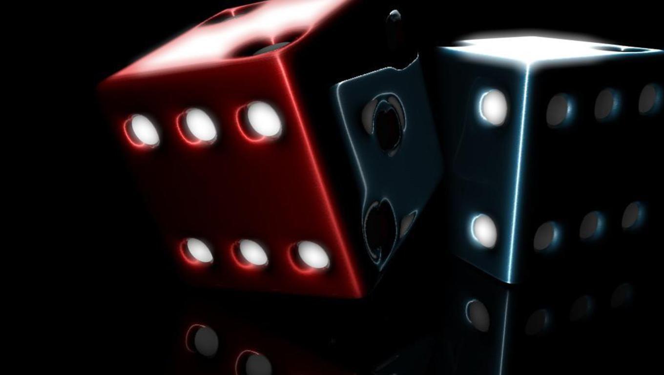 1360x768 Free download Dice Five Red Wallpaper High Definition 6101