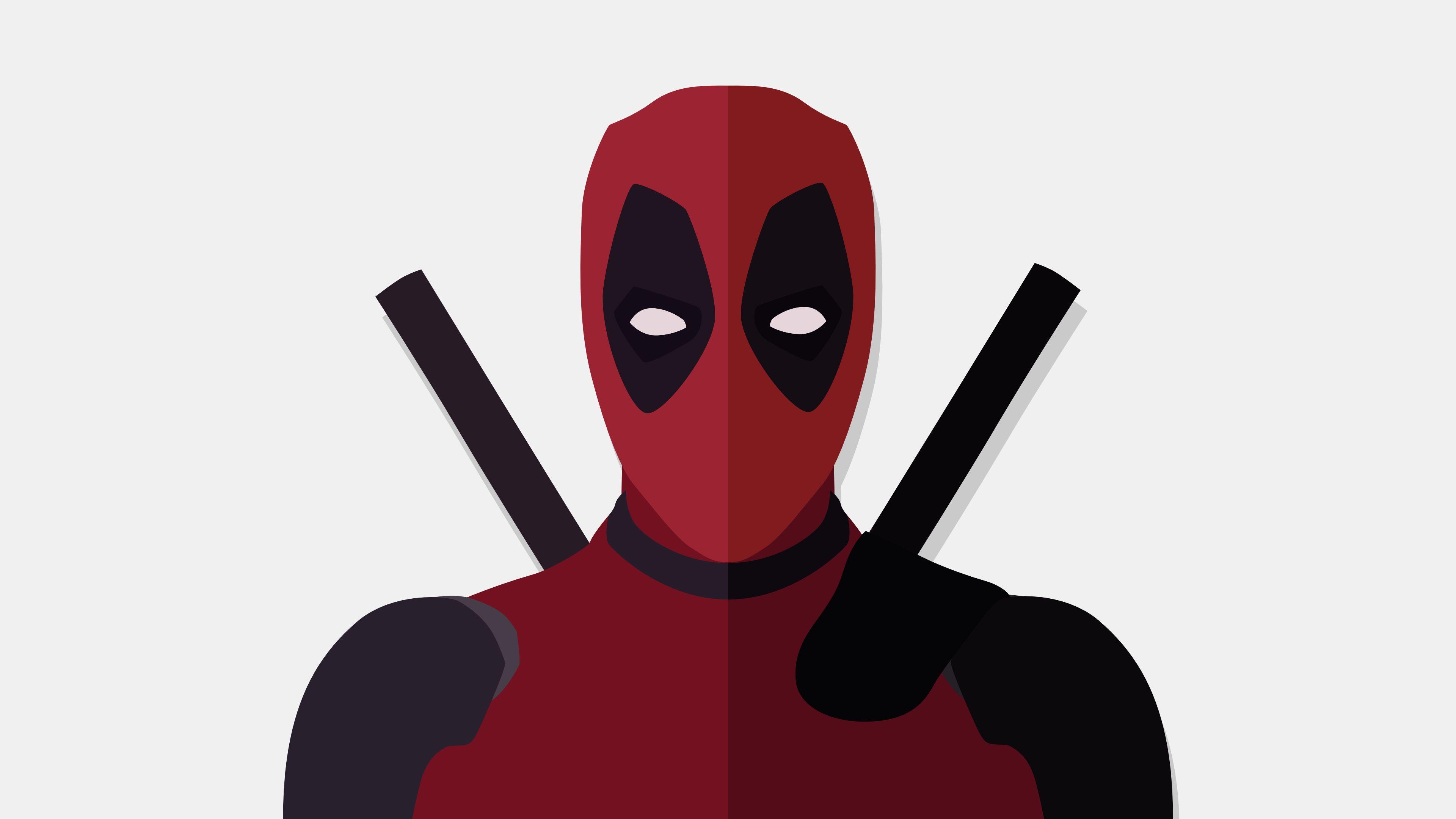 3840x2160 Download Free png 1360x768 Deadpool Vector Minimalism 4k Laptop HD