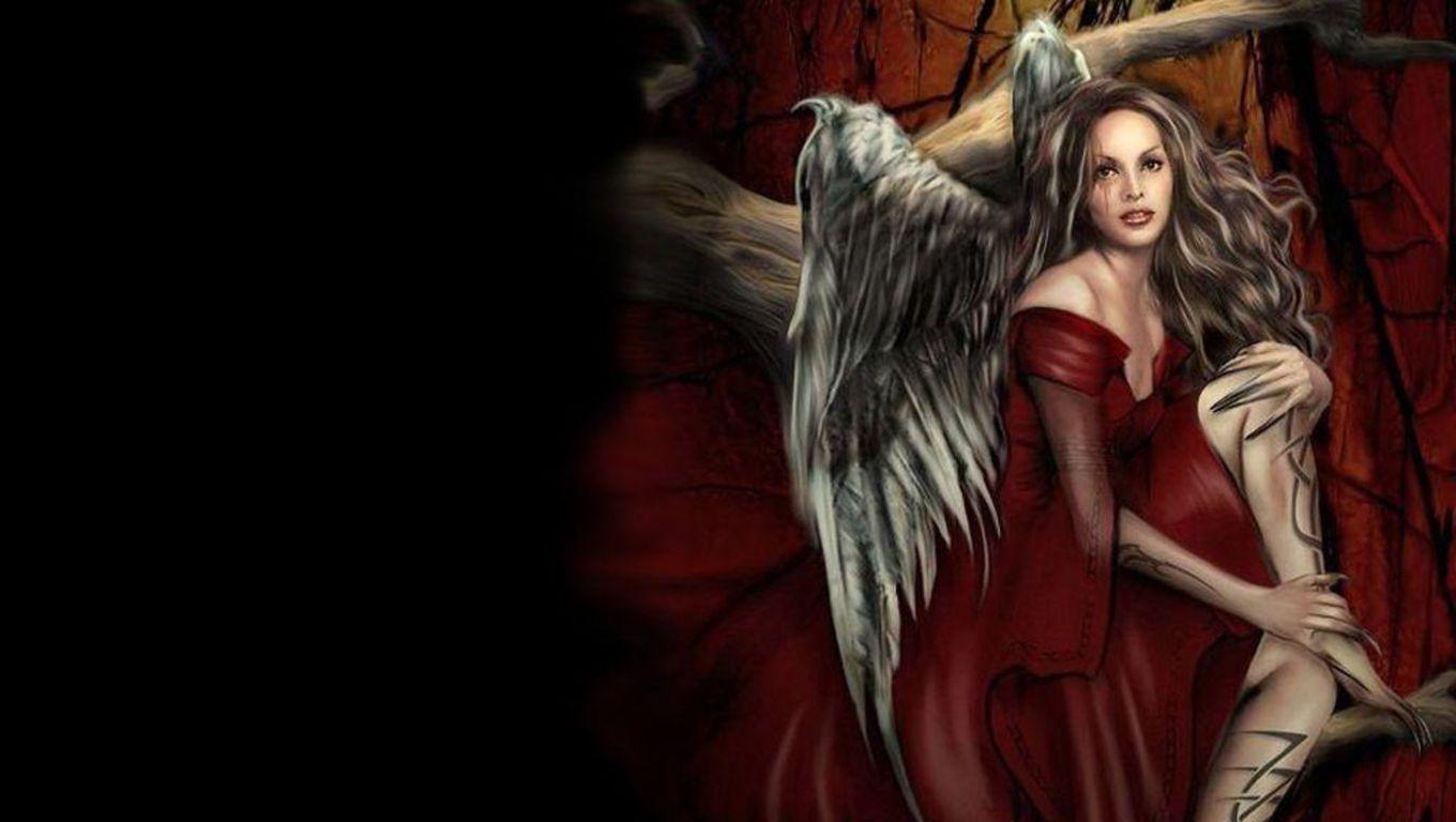1360x768 Free download Fairies And Pixies Wallpaper Red fairy wallpaper