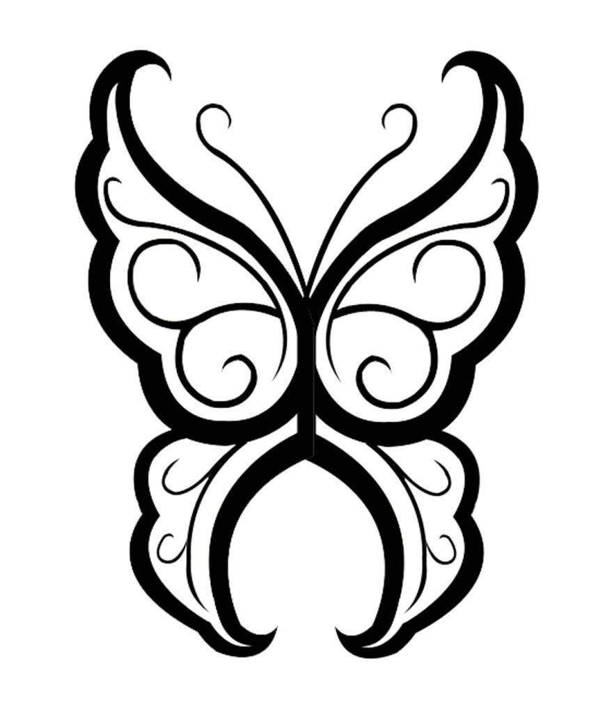 Hình nền thiết kế hình xăm con bướm 879x1024. Thư viện hình xăm mát mẻ
