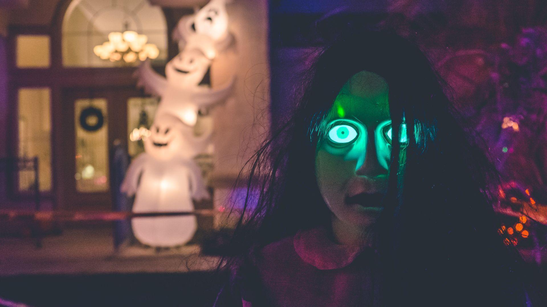 1920x1080 Face Mask Ghost Scary Wallpaper, HD Wallpaper