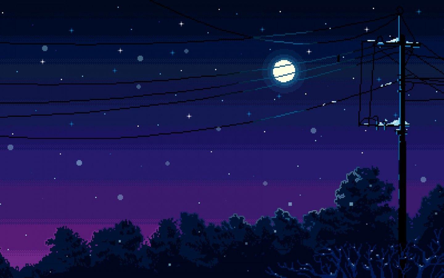1440x900 Aesthetic Pixel Art Desktop Wallpaper 49278
