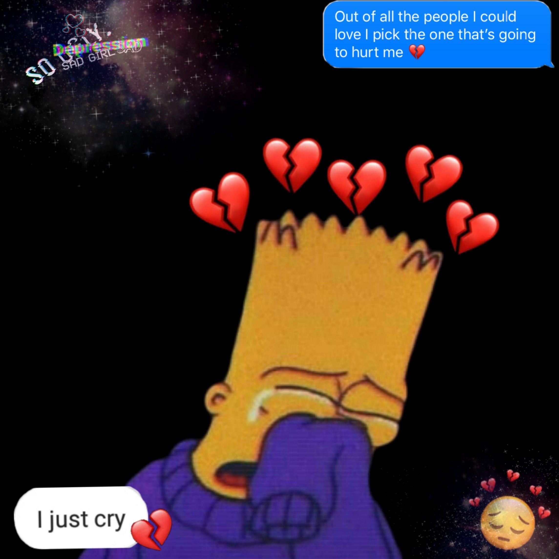 2289x2289 Bart Simpson Sad Edit Wallpaper ✓ Hình nền HD tốt nhất - Bart