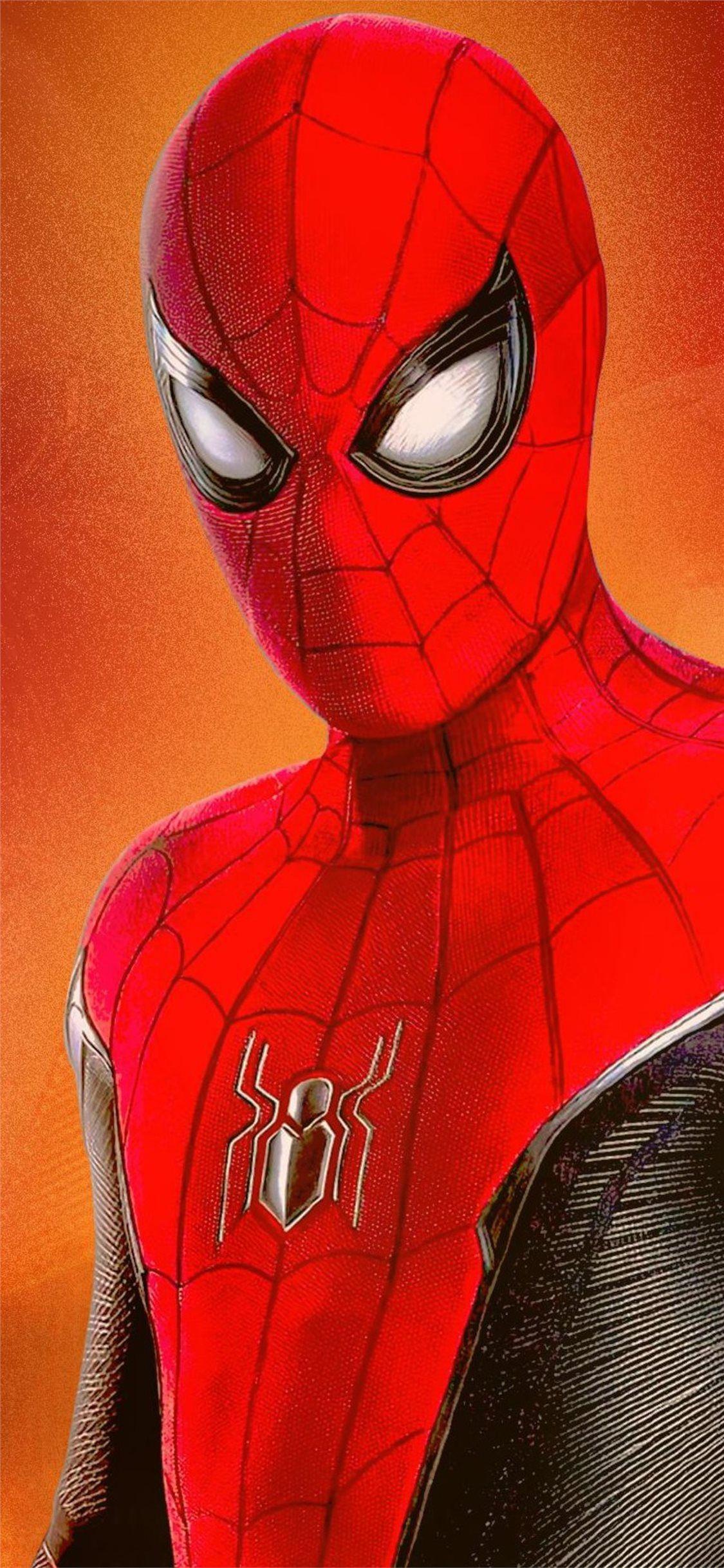 1125x2436 spiderman far from home imax poster iPhone Wallpaper Free Download
