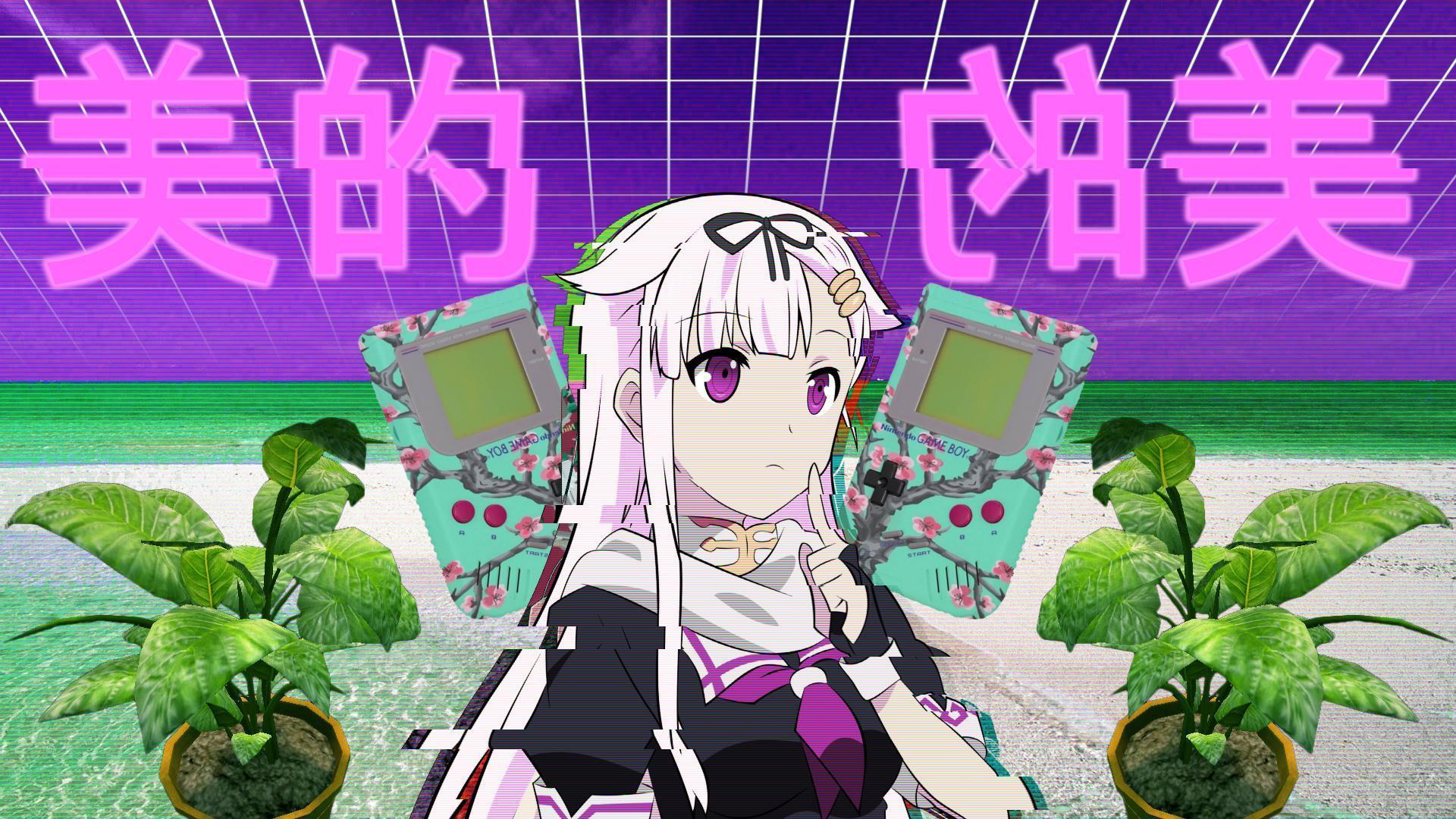 1920x1080 Vaporwave: Aesthetic Wallpaper for Android