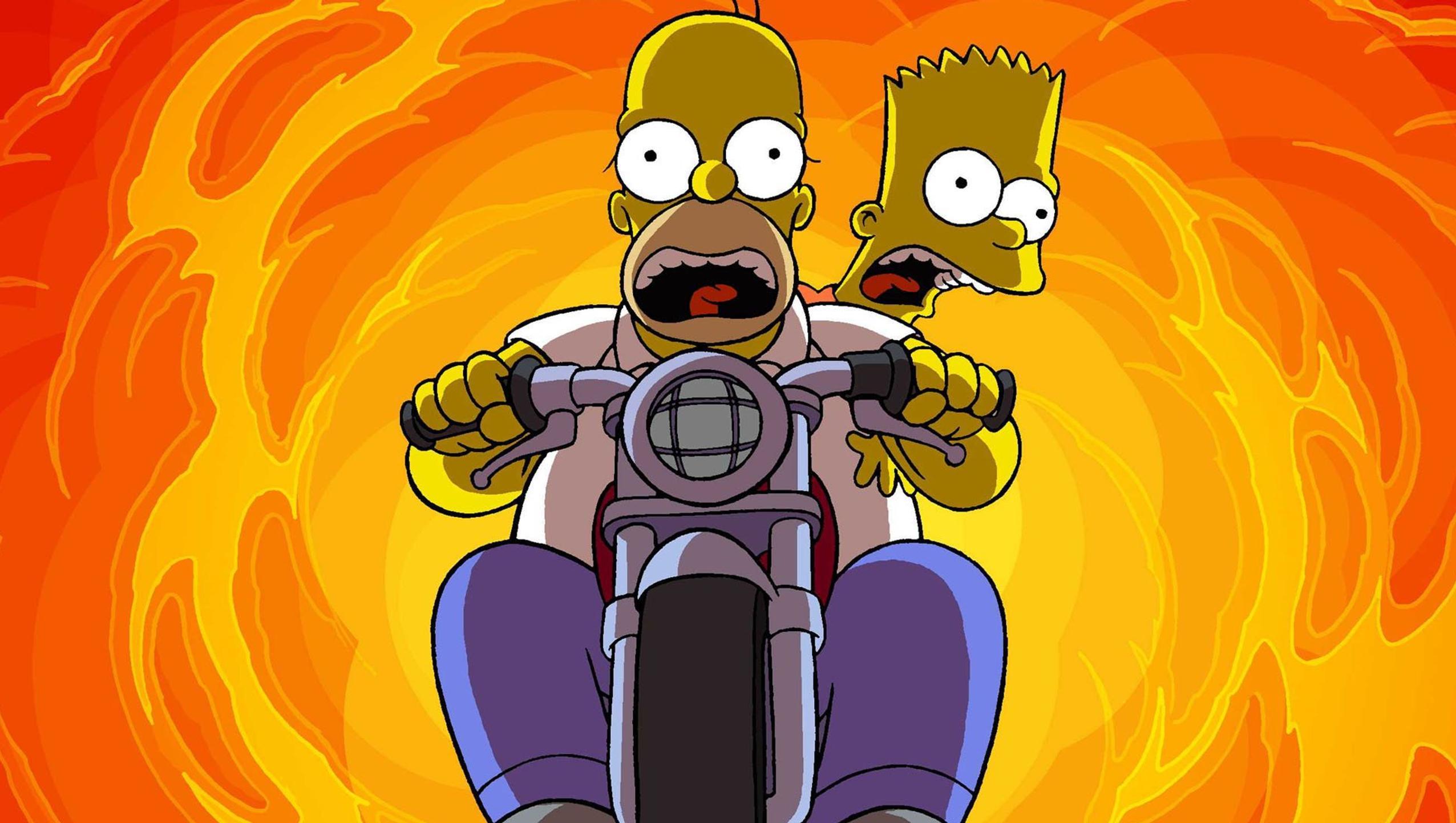 2552x1442 The Simpsons Movie (2007) Desktop Wallpaper