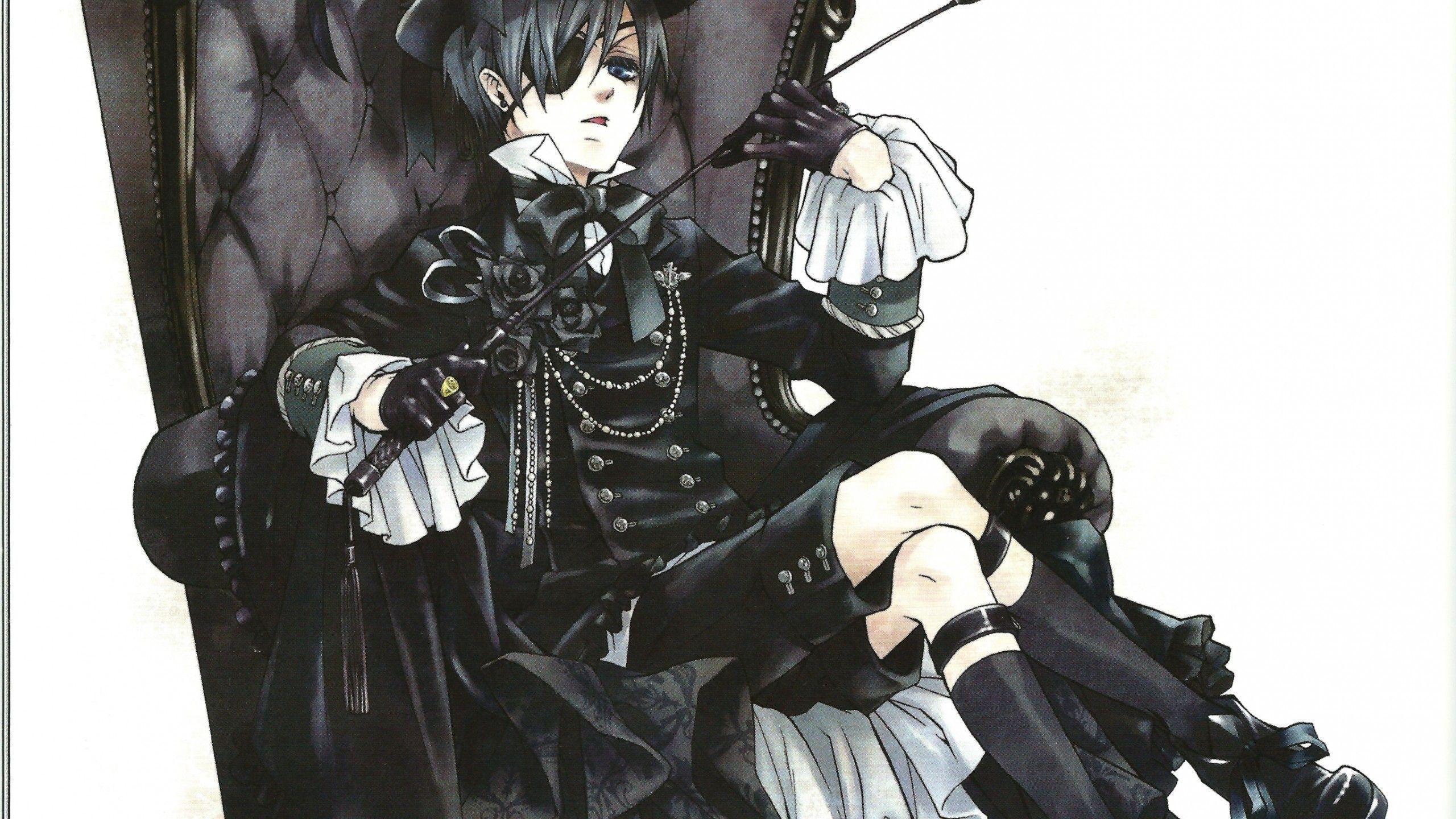 2560x1440 Ciel Phantomhive Wallpaper HD