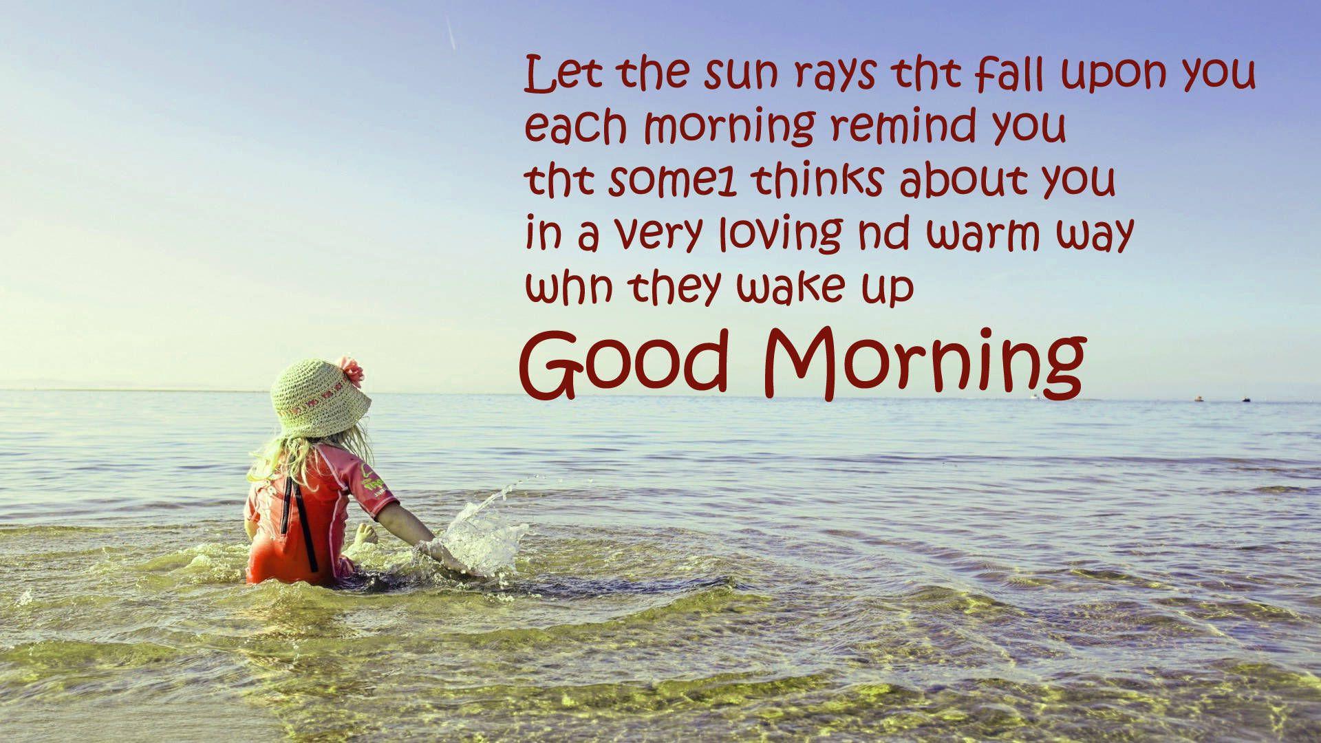 1920x1080 Free download Good Morning wallpaper with messages Good morning