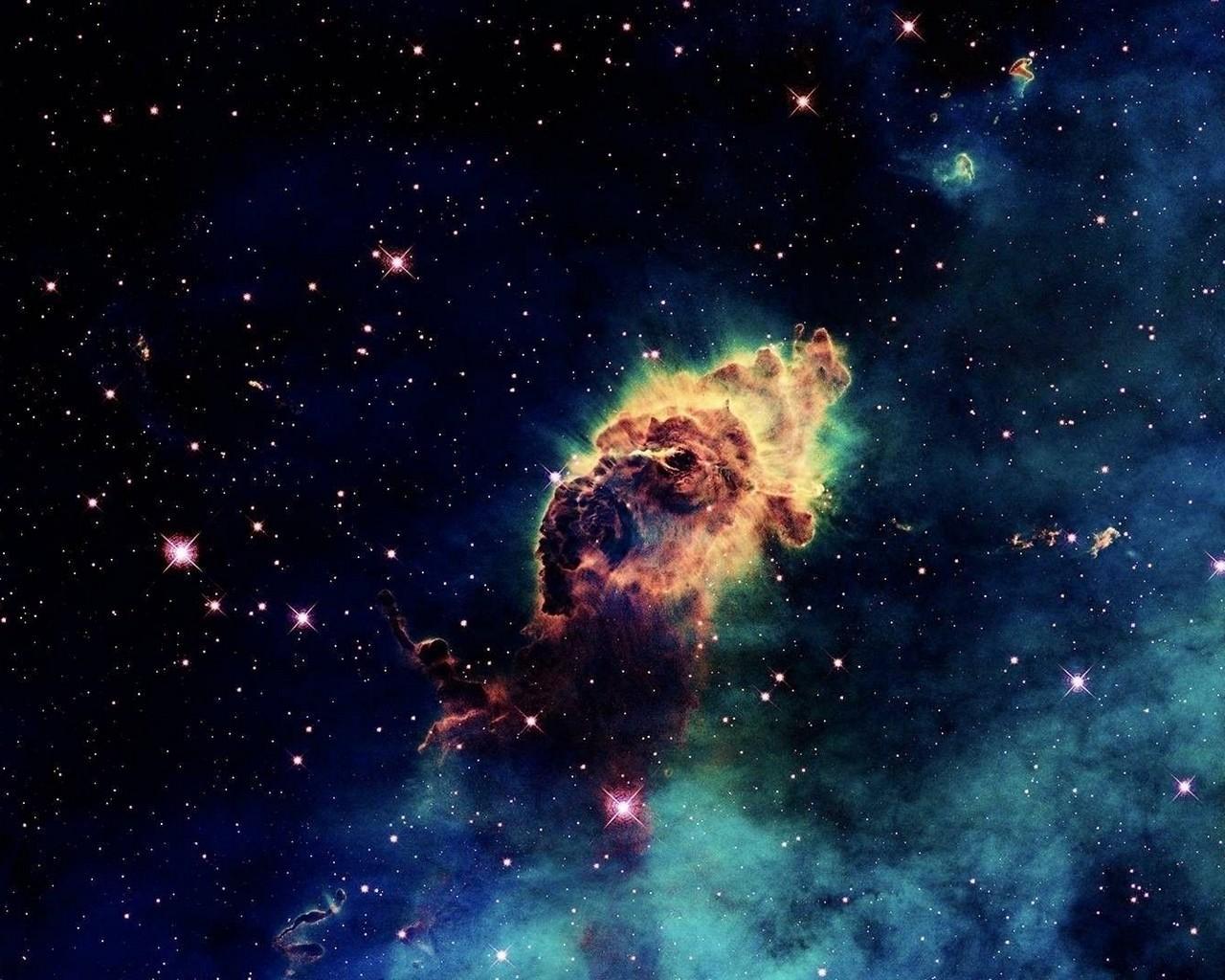 1280x1024 3D Space Galaxy HD Theme Wallpaper for Android