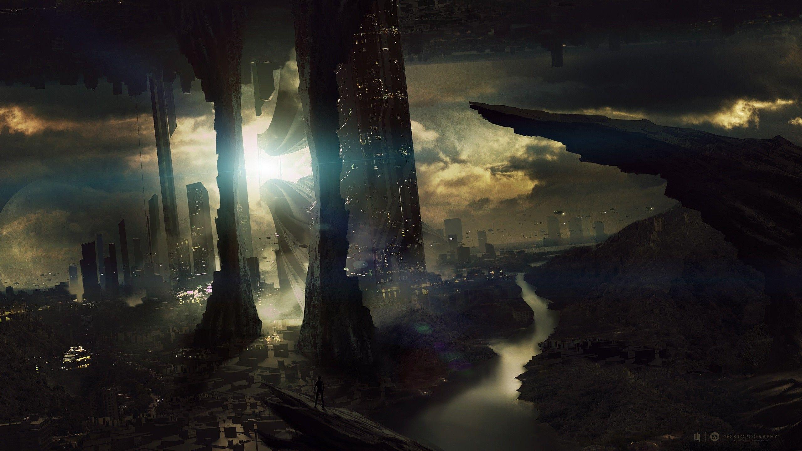 2560x1440 Retro Sci Fi Wallpaper