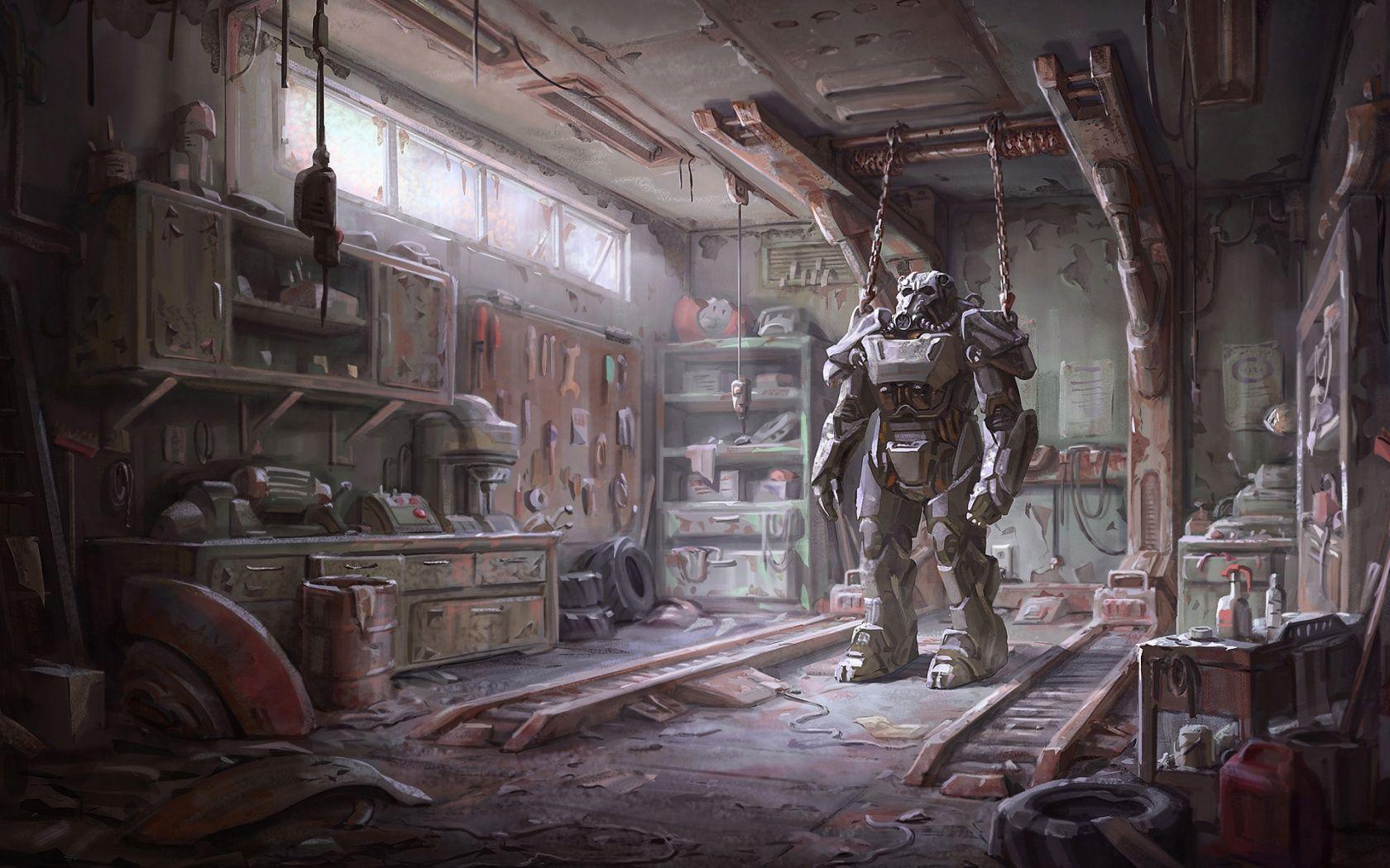 1680x1050 4K Fallout 4 Wallpaper