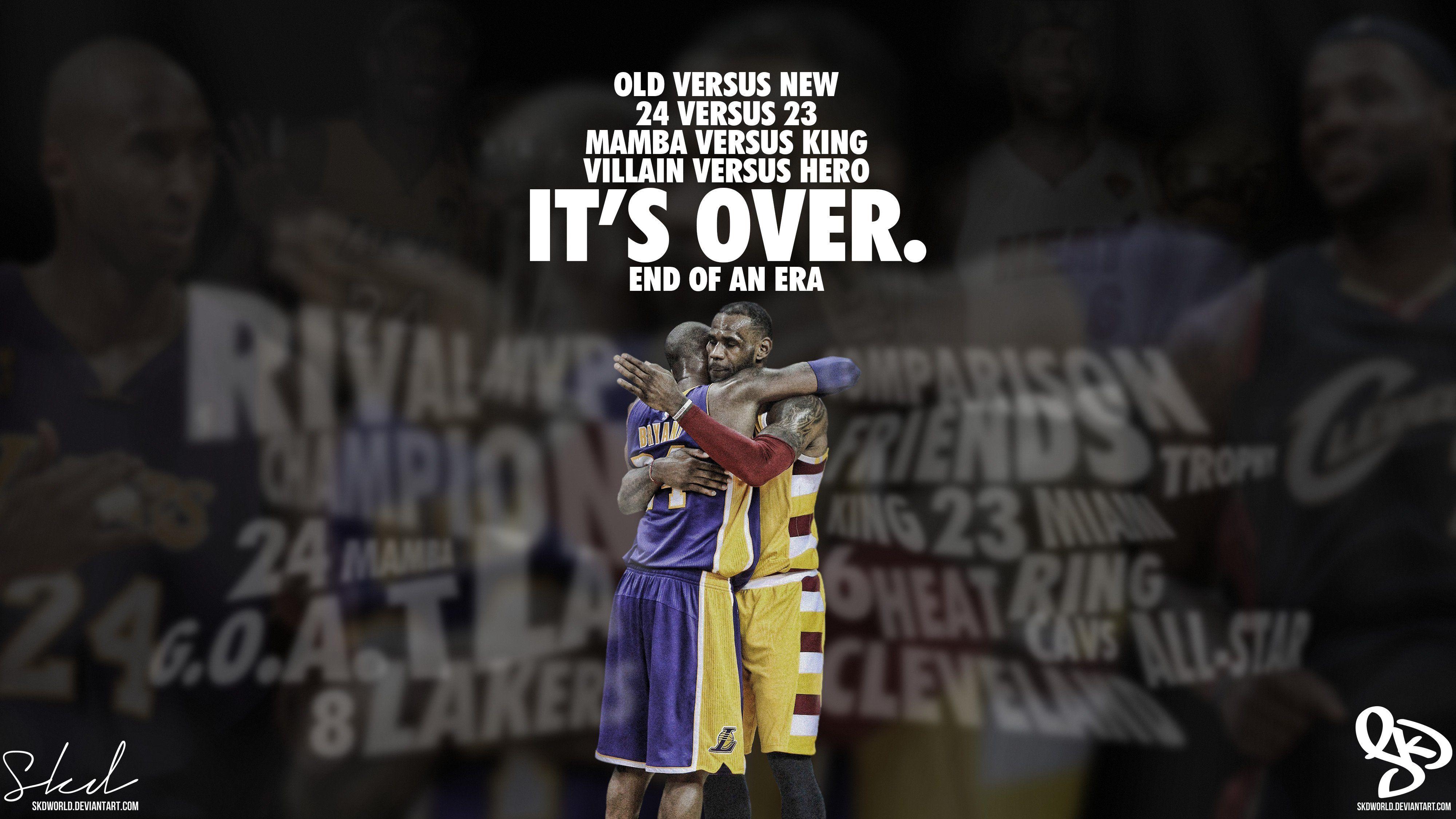 4000x2250 Kobe vs Lebron of an Era skdworld Wallpaper