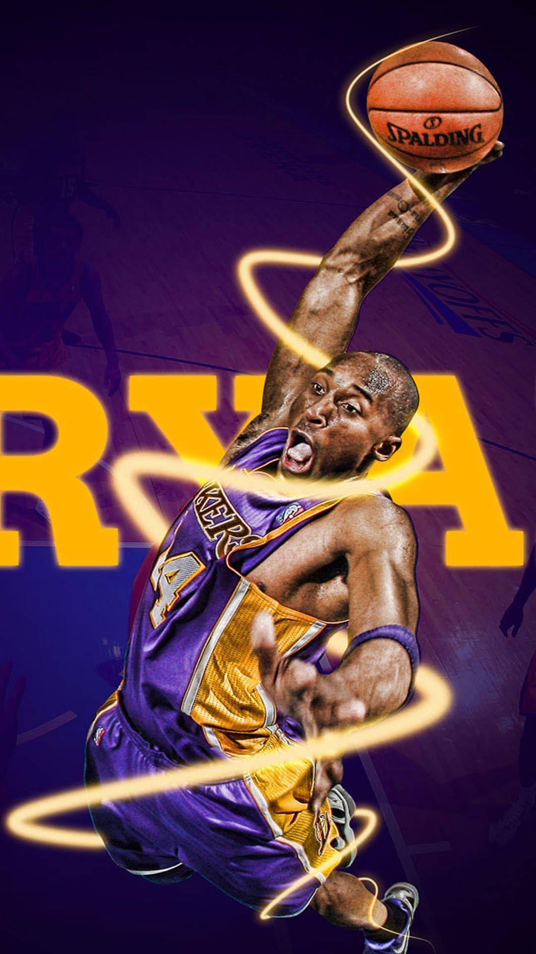 1080x1920 Kobe Bryant Dunk Wallpaper