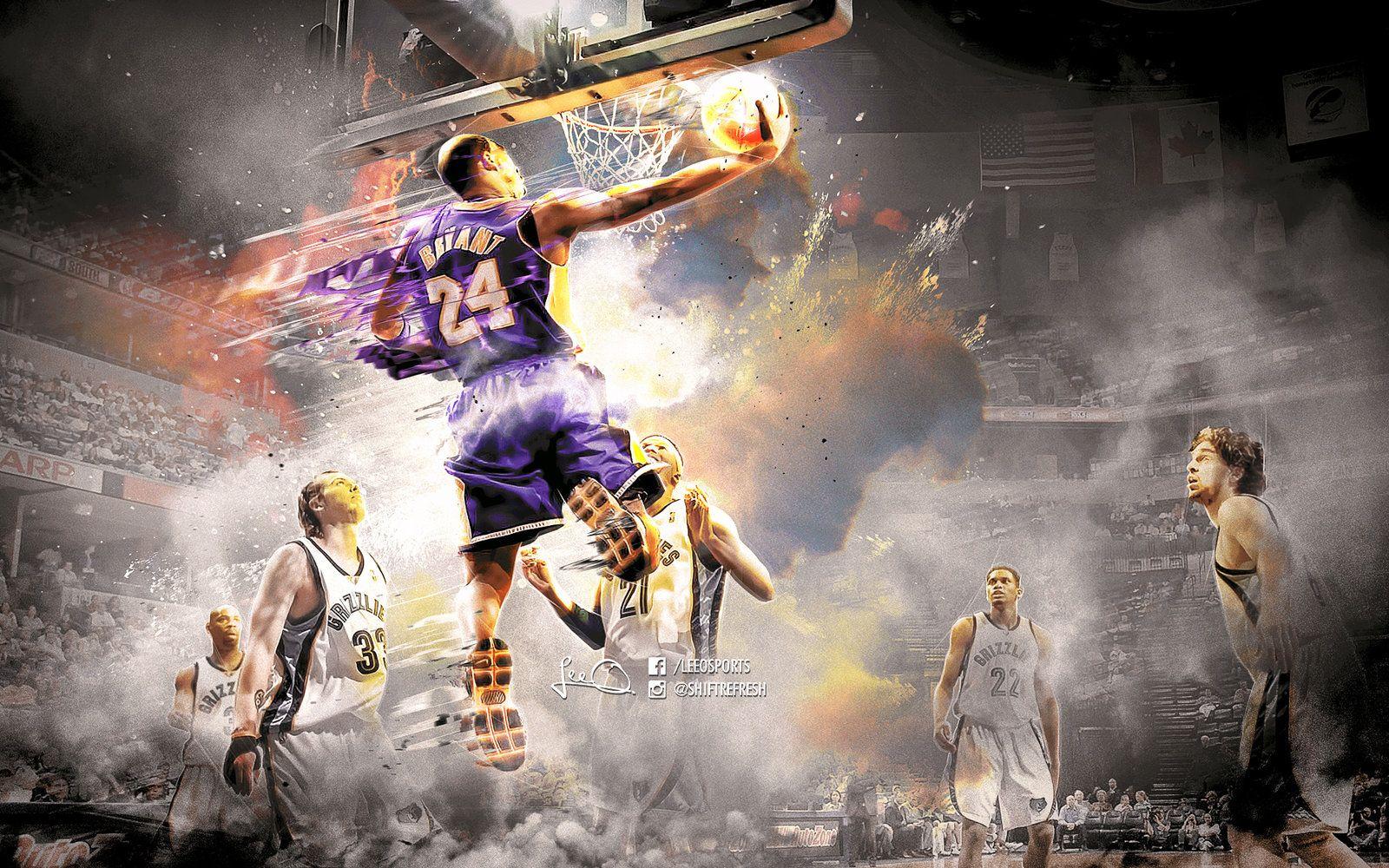 Kobe Dunking Wallpapers Top Free Kobe Dunking Backgrounds WallpaperAccess