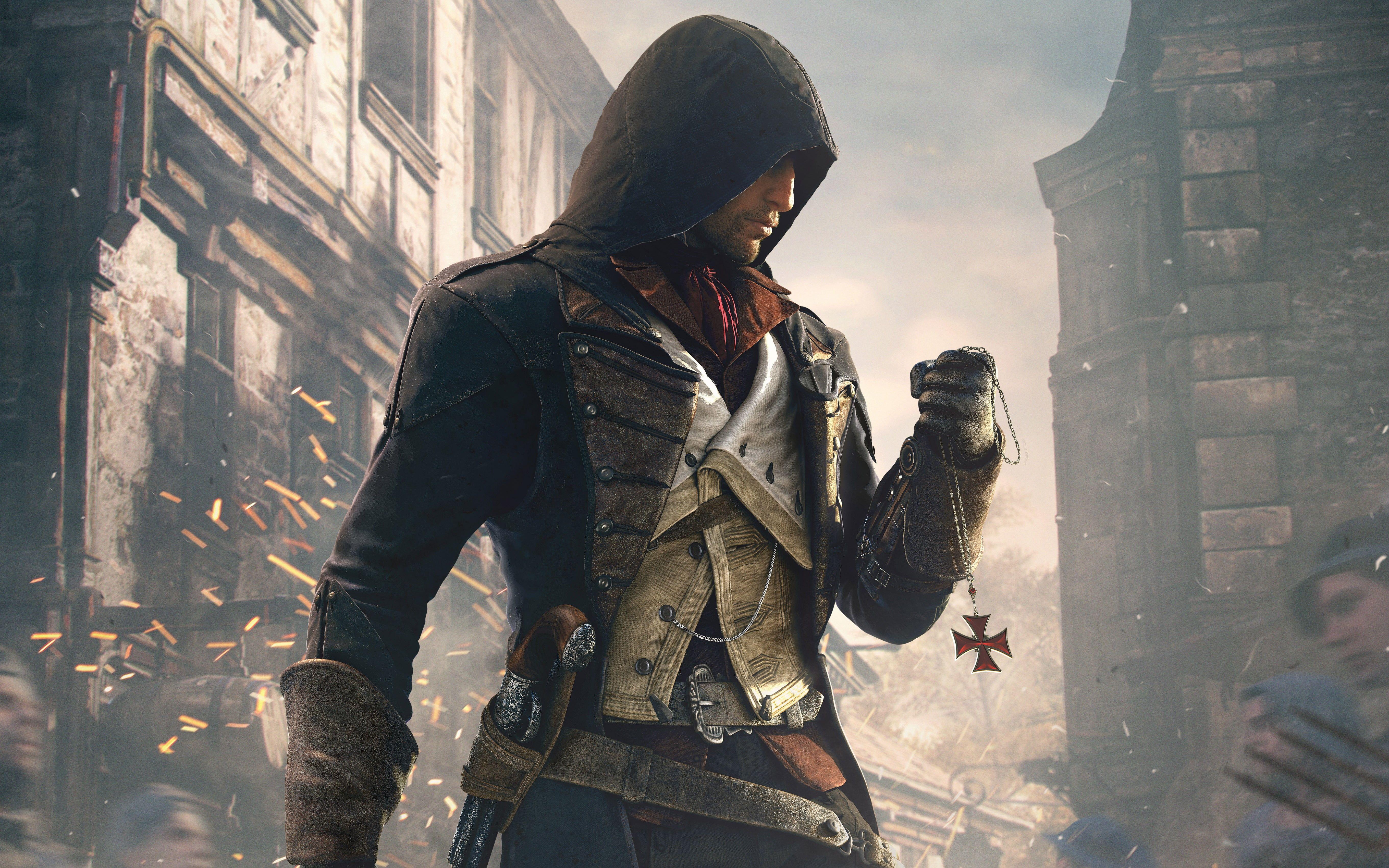 5443x3402 Assassins Creed hình nền 3D, trò chơi điện tử hình nền HD.  Hình nền