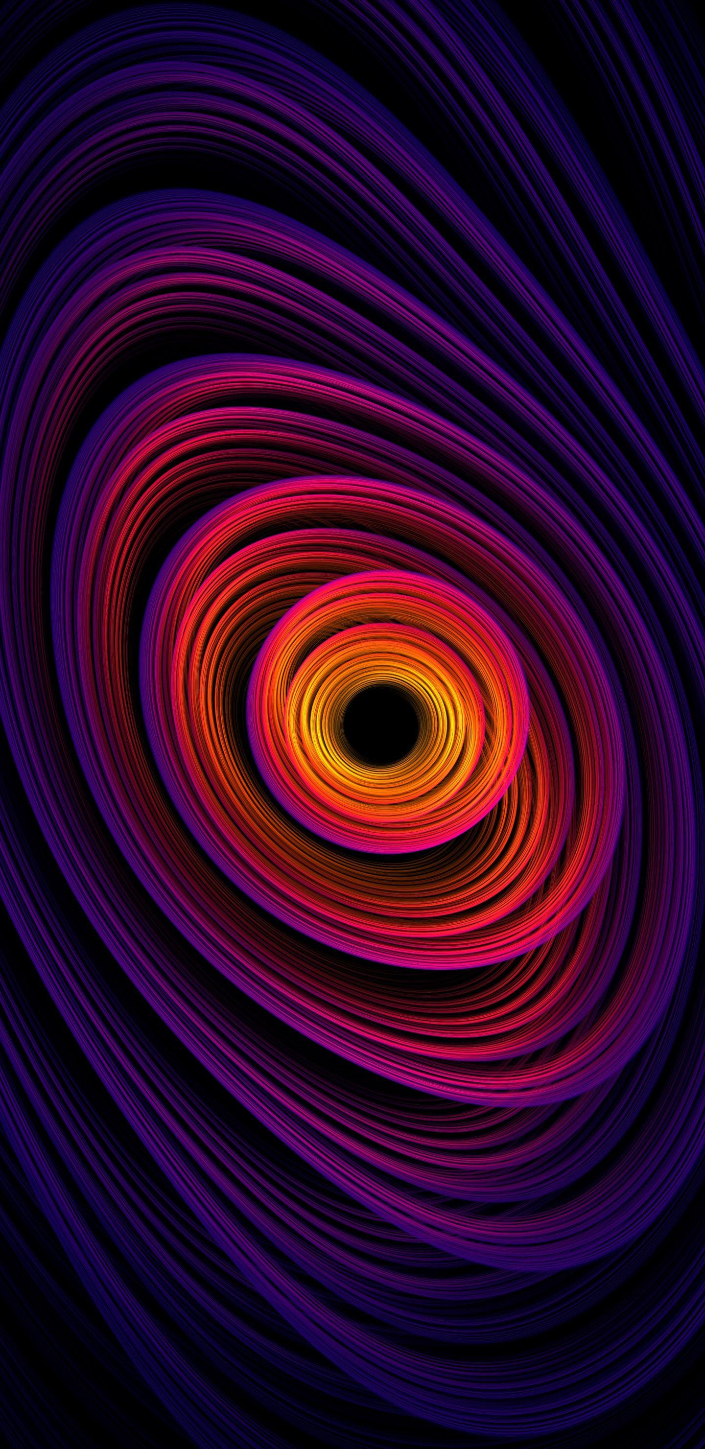 1440x2960 Download Spiral, shapes, abstract wallpaper, 1440x Samsung
