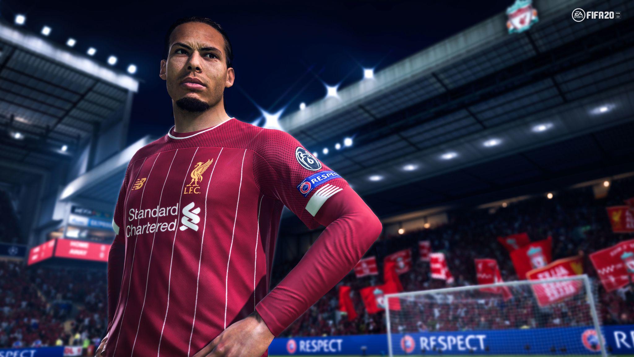 2048x1152 Virgil van Dijk In FIFA 20 2048x1152 Resolution