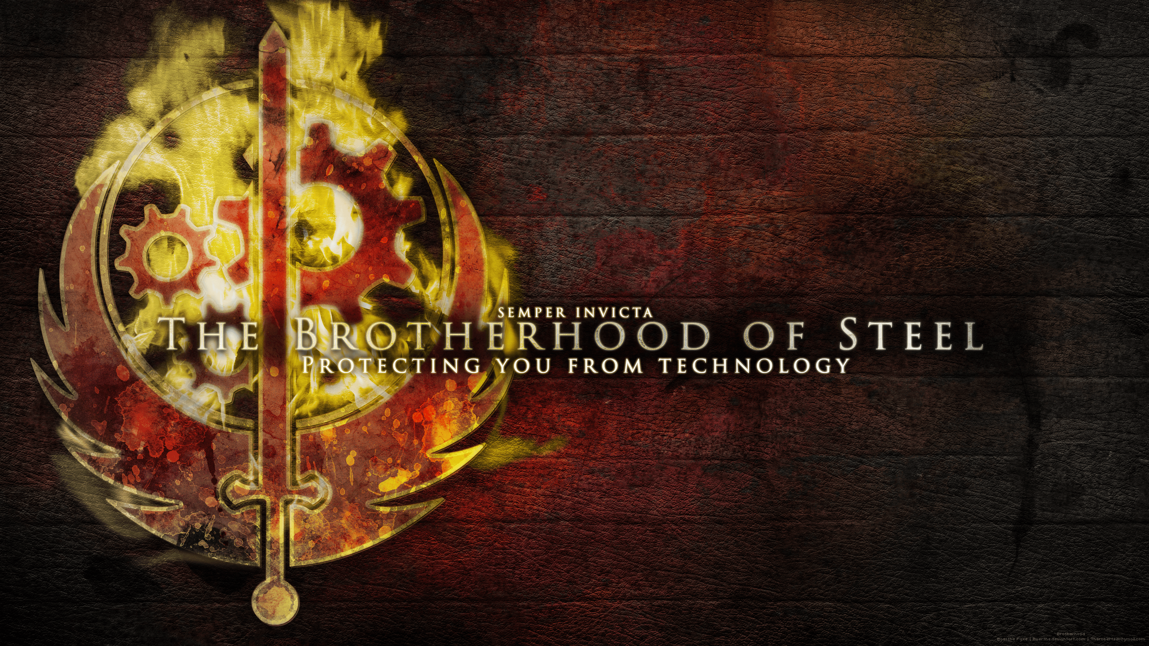 3840x2160 Brotherhood of Steel Wallpaper