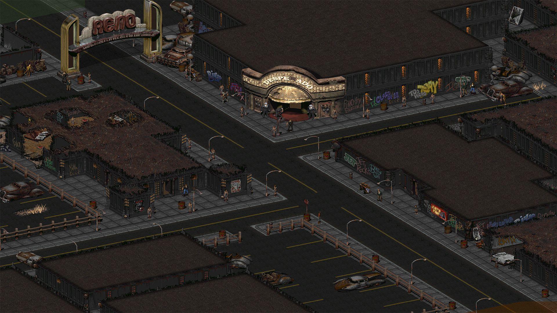 Фоллаут 2 вики. Нью Рино Fallout 2. Fallout 2 Нью Рено. Нью Рино Fallout 2 на карте. Fallout 2 New Reno.