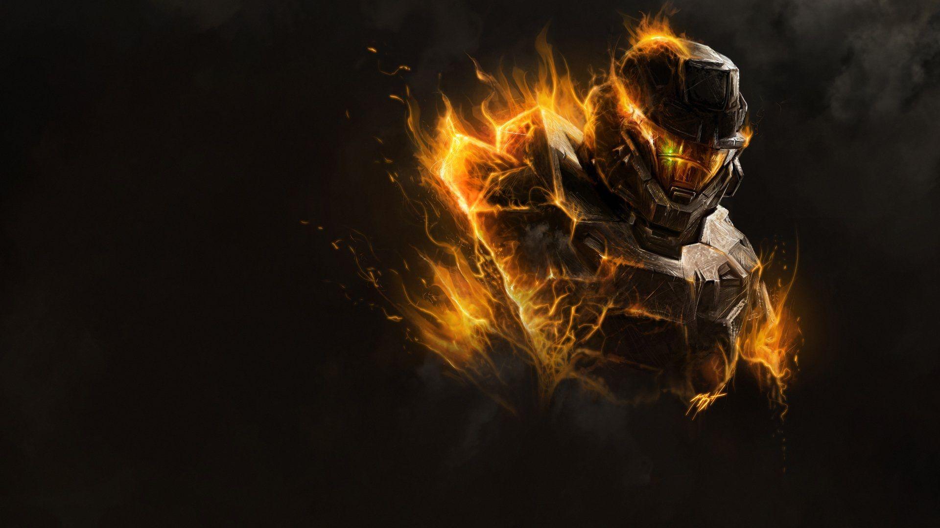 1920x1080 Master Chief Background Halo Wallpaper