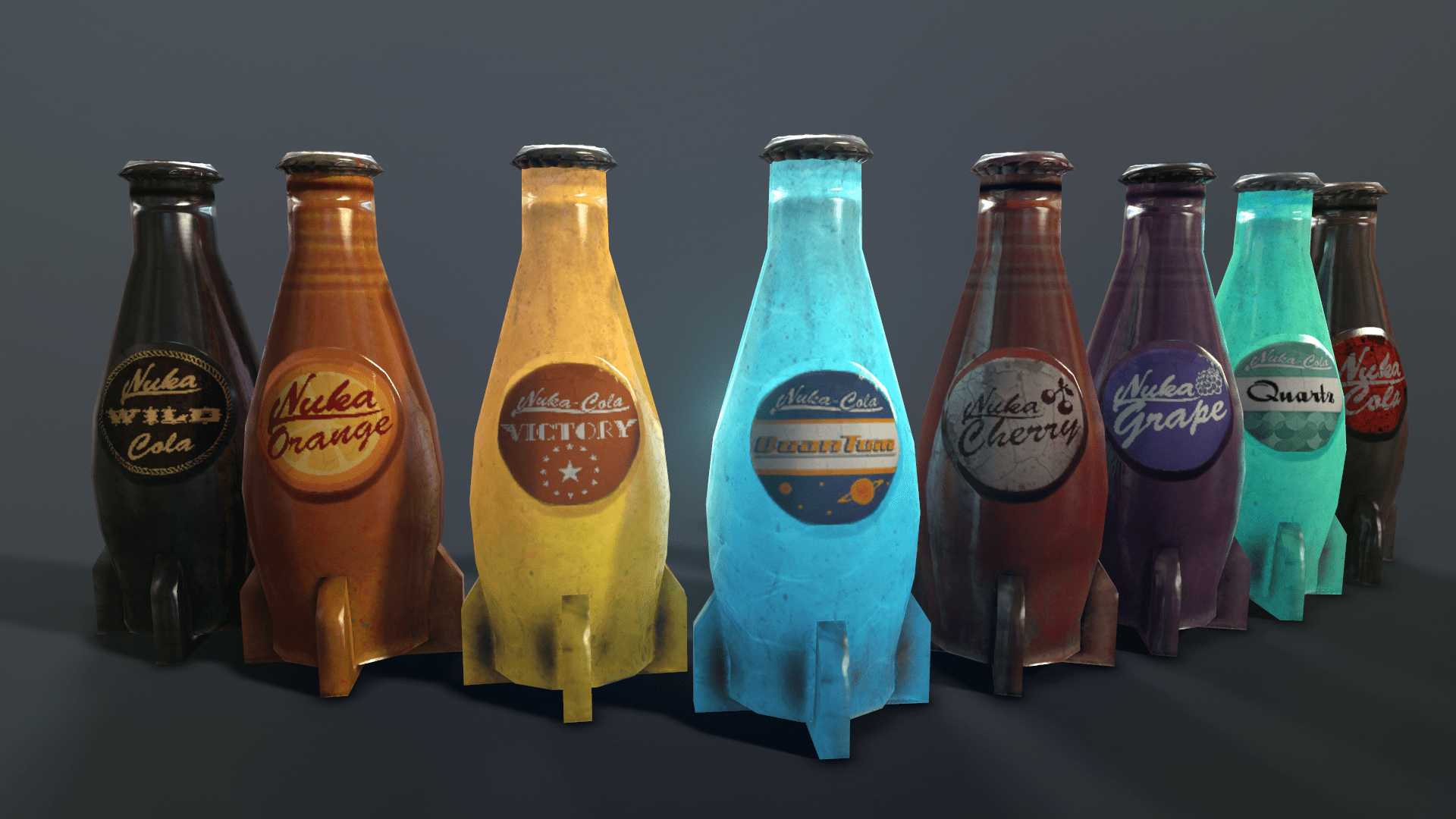 1920x1080 Nuka Cola Bottle Retexture and F4NV Vending Machine at Fallout 4