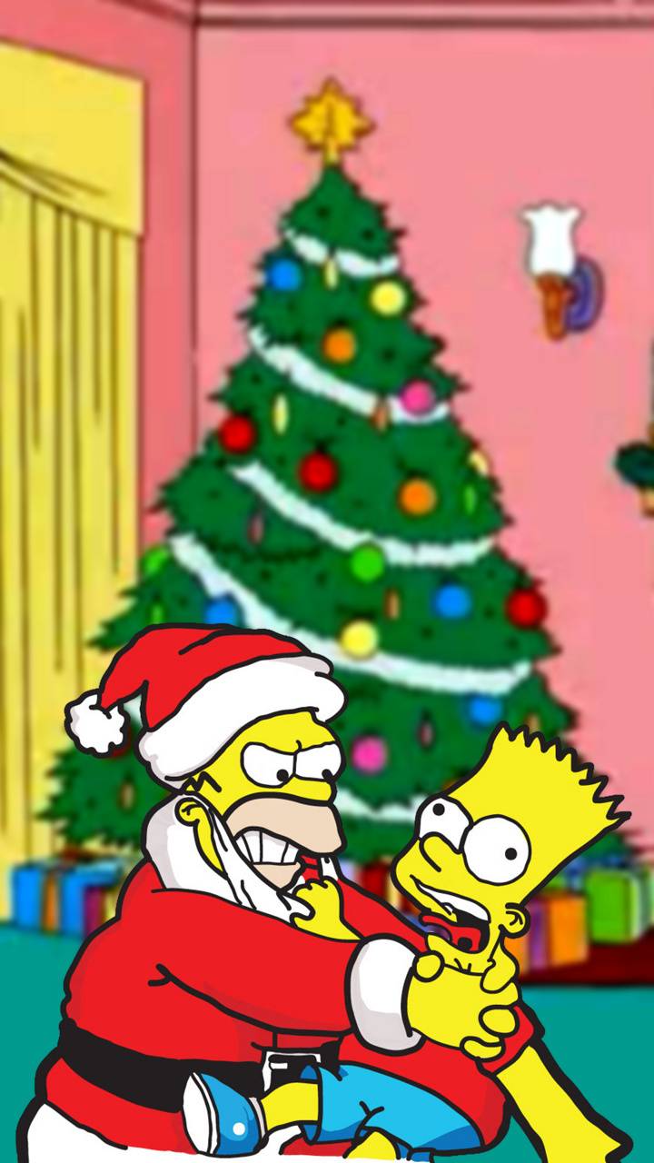 Simpsons Christmas Wallpapers - Top Free Simpsons Christmas Backgrounds ...