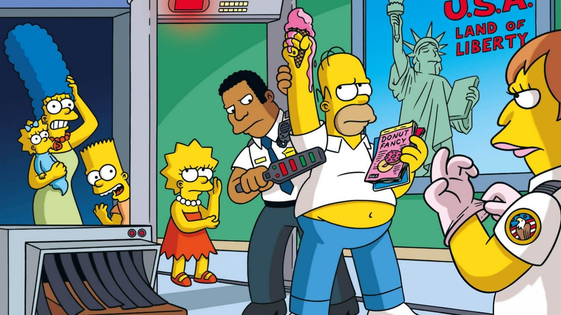 1920x1080 The Simpsons TV series still, The Simpsons, Marge Simpson, Maggie