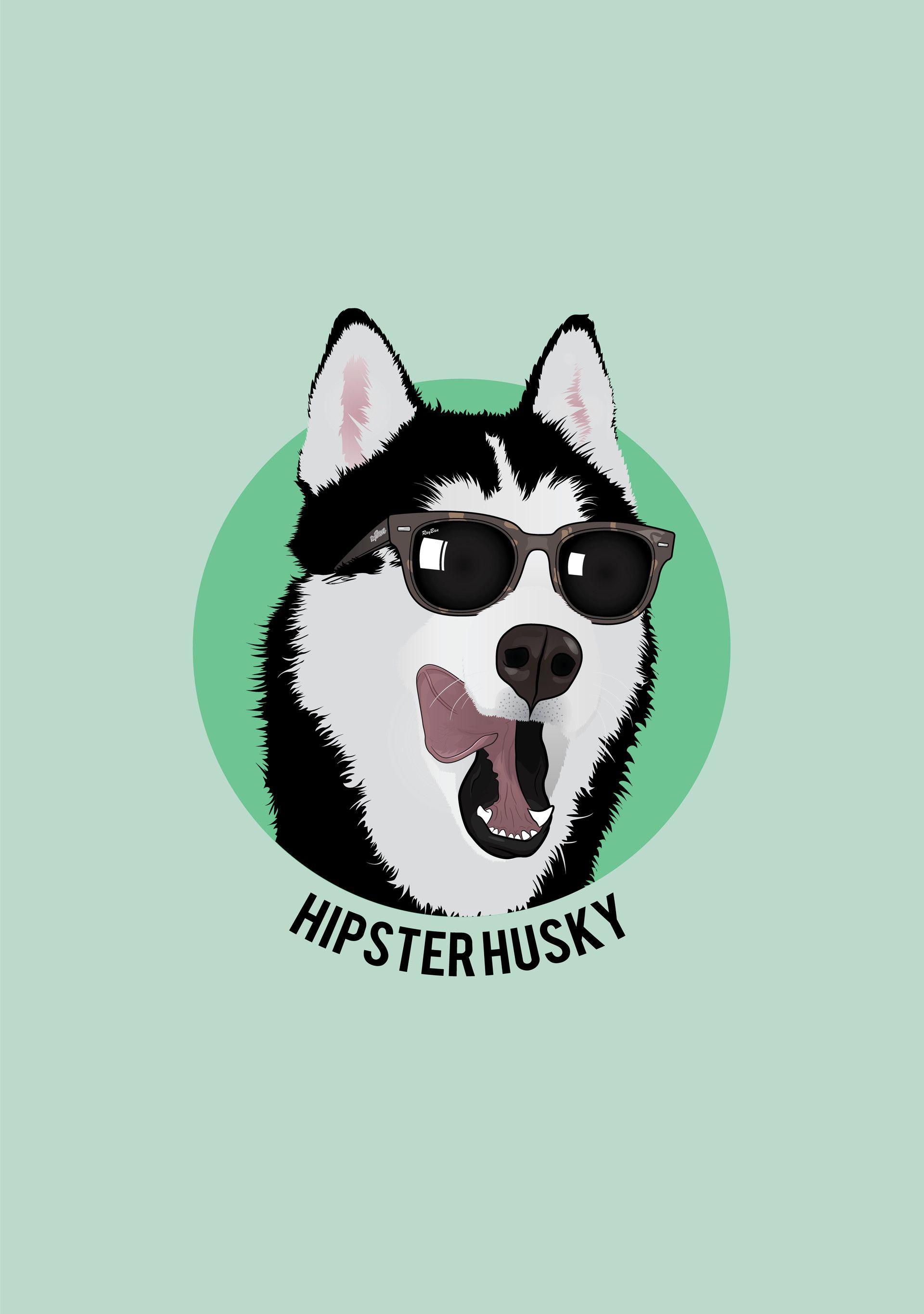 1920x2727 Hipster Husky, Guilherme Barbosa