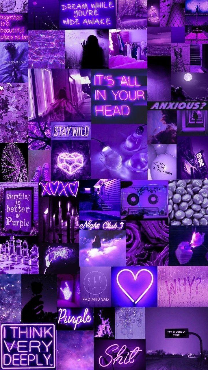 Purple Collage Wallpapers - Top Free Purple Collage Backgrounds ...