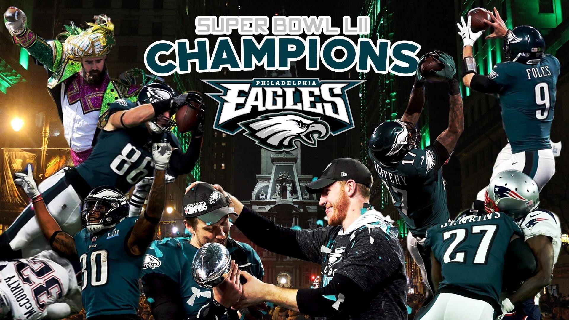 1920x1080 Eagles Super Bowl Background Wallpaper