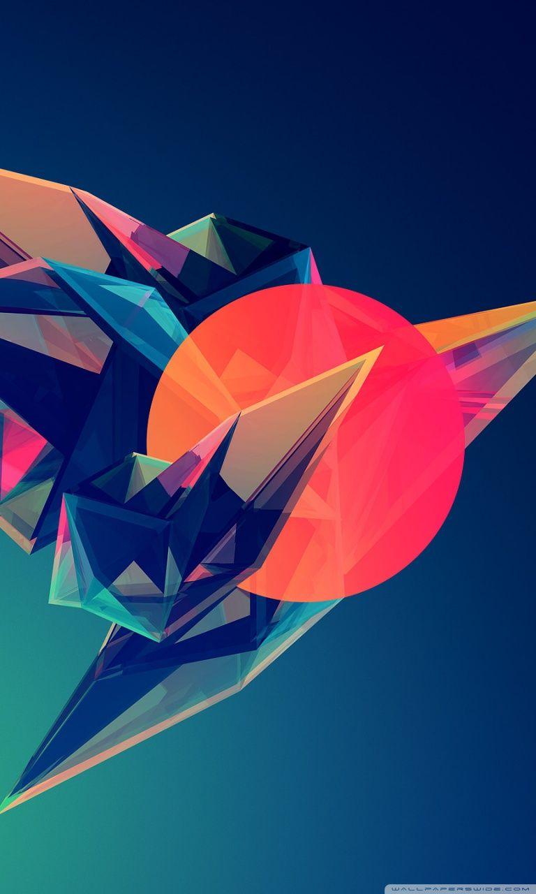 768x1280 Abstract Blue Ultra HD Desktop Background Wallpaper