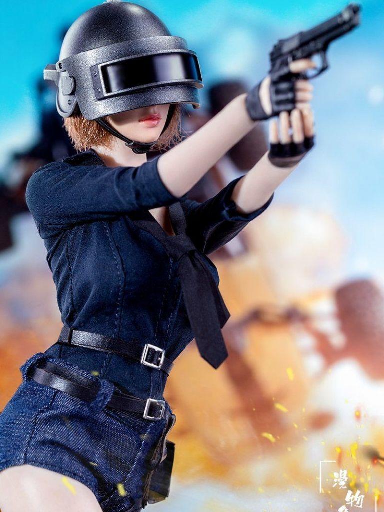 768x1024 Free download PUBG Mobile GIrl WallpaperPUBG HD Wallpaper pubg