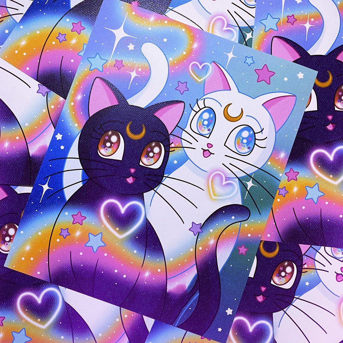 1200x1200 Luna & Artemis' Print / Kelly McGrath