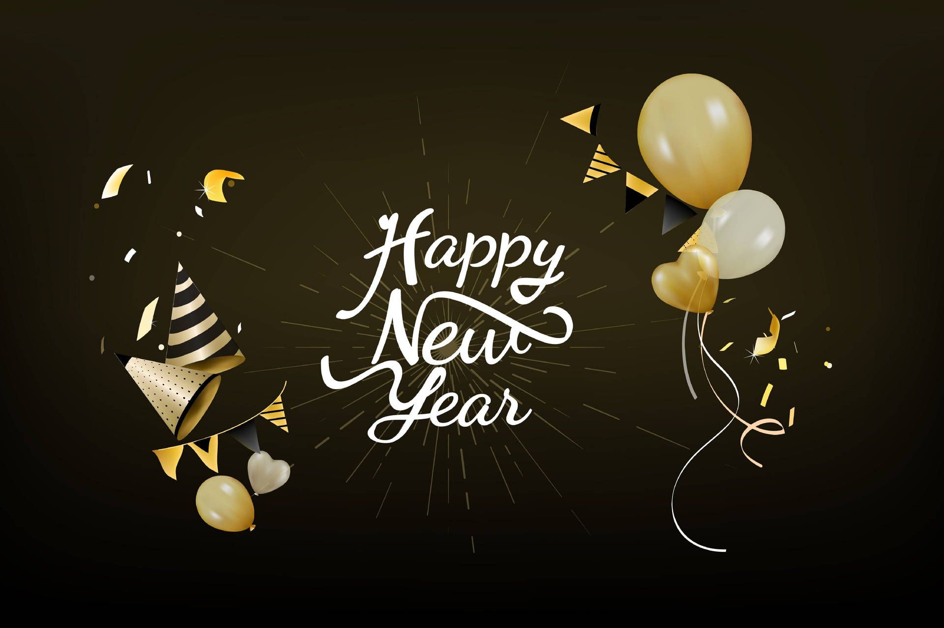 1920x1278 Download Happy New Year Party Aesthetic Wallpaper