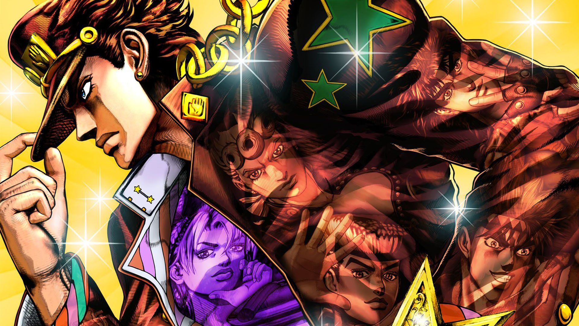 1920x1080 JoJo's Bizarre Adventure HD Wallpaper: Epic Anime Action Unleashed