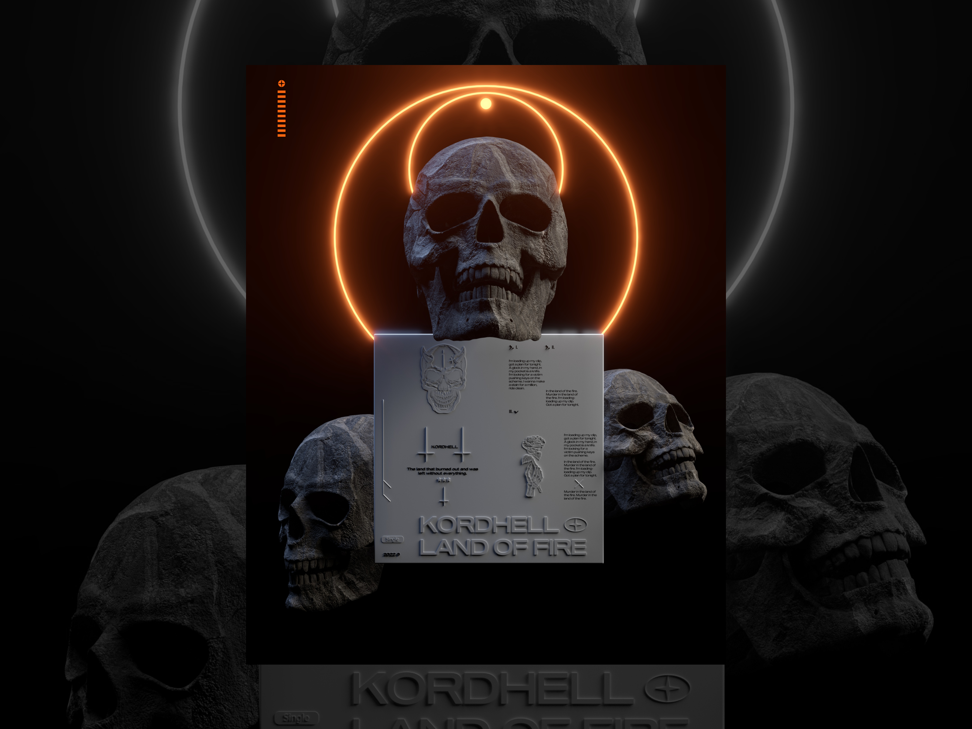 3200x2400 Kordhell Land of Fire.. 3D, Visual Art, NFT by Artemii Lebedev on Dribbble