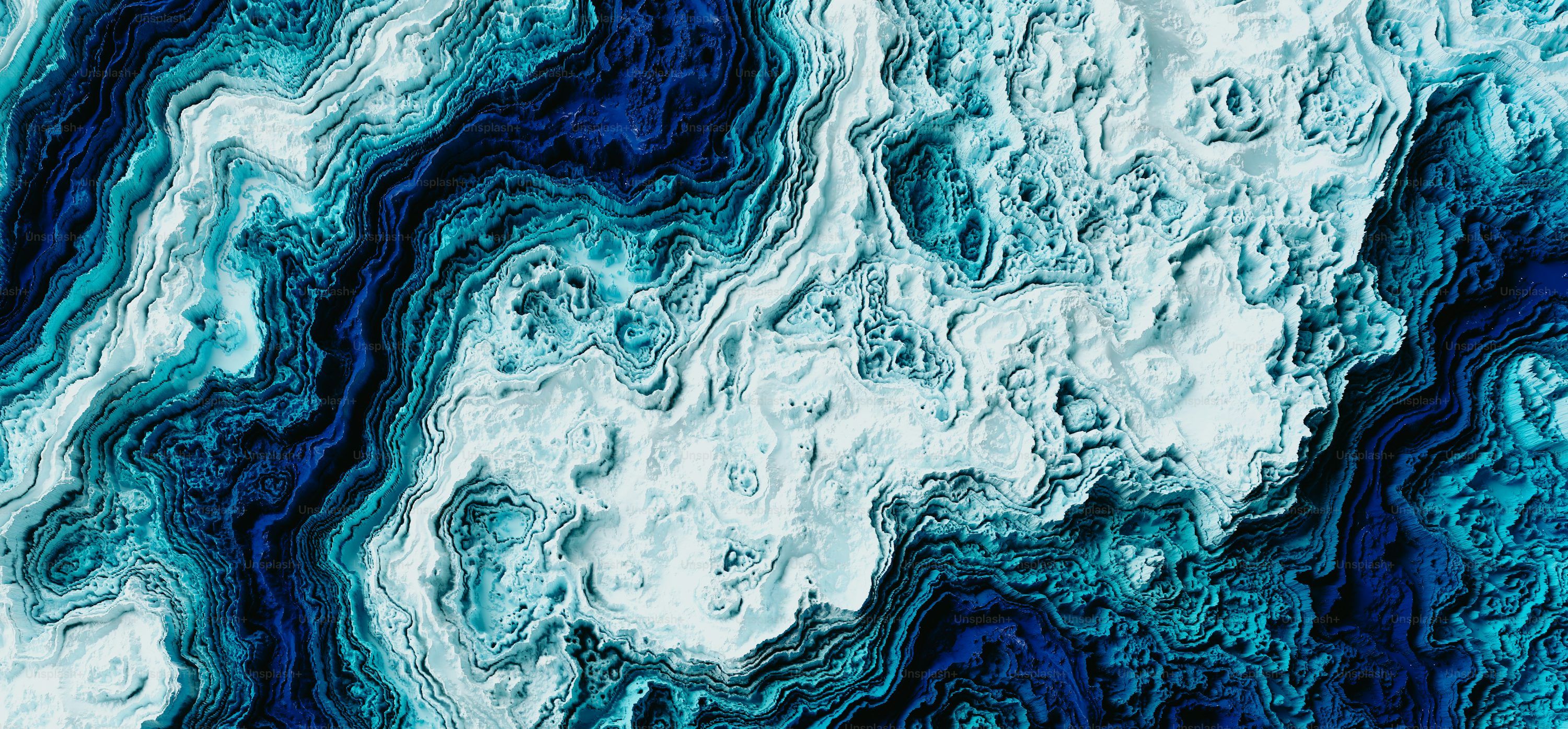 3000x1395 Blue Wallpaper: Free HD Download [4K]