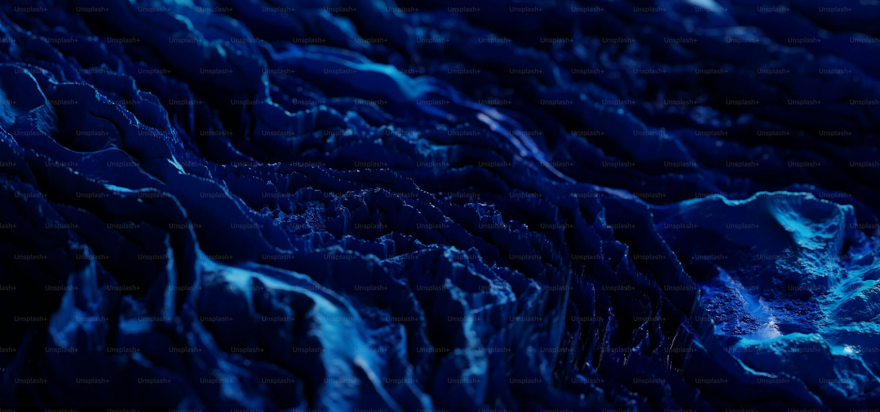 3000x1404 Neon Blue Picture [HD]. Download Free Image