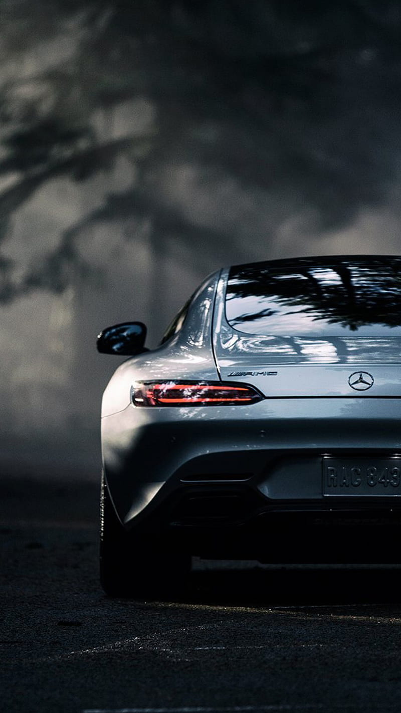 800x1422 Mercedes Benz Back, mercedes benz, car, sports car, HD phone wallpaper