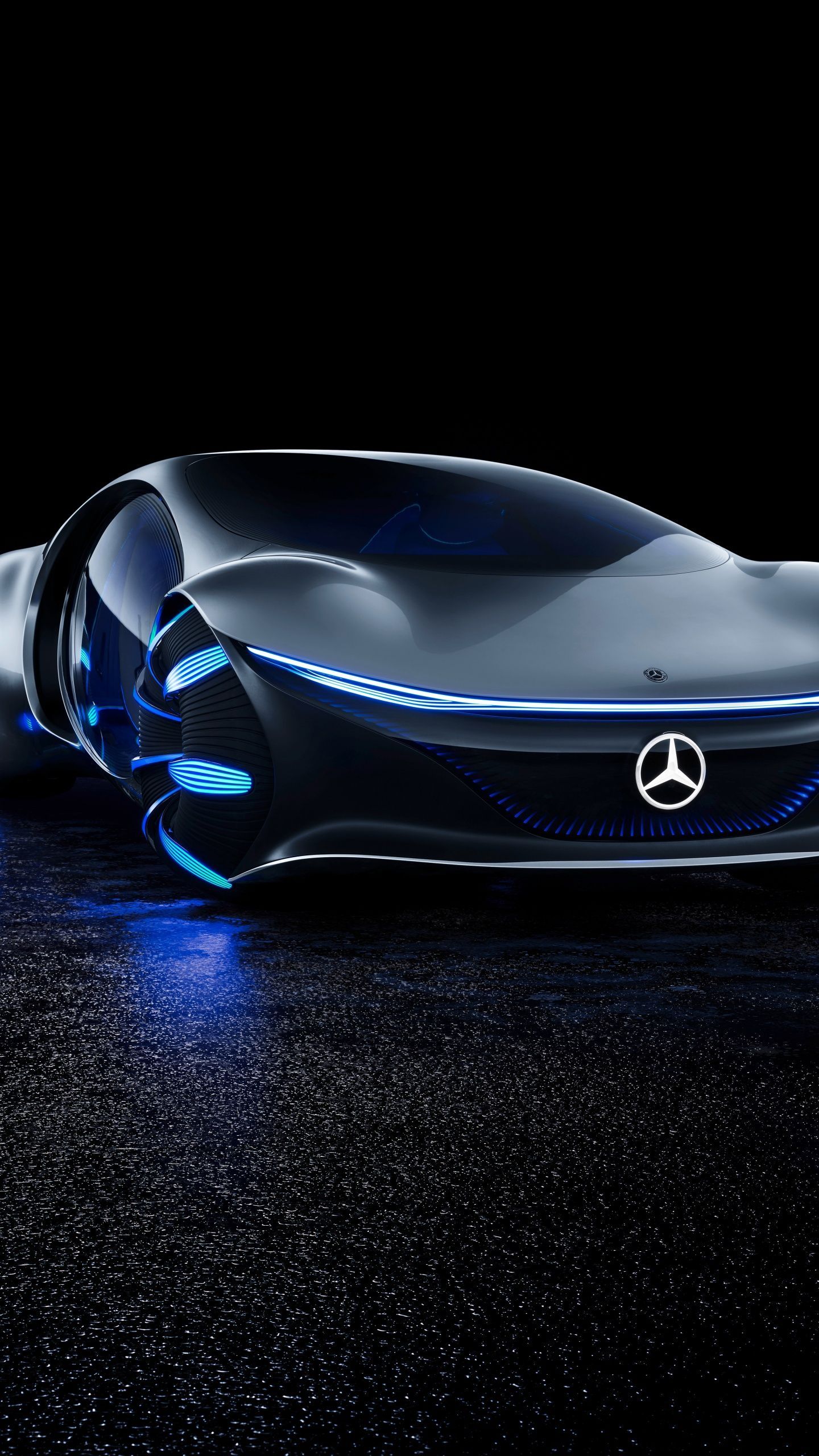 1440x2560 Mercedes Benz VISION AVTR Wallpaper 4K, Dark Aesthetic
